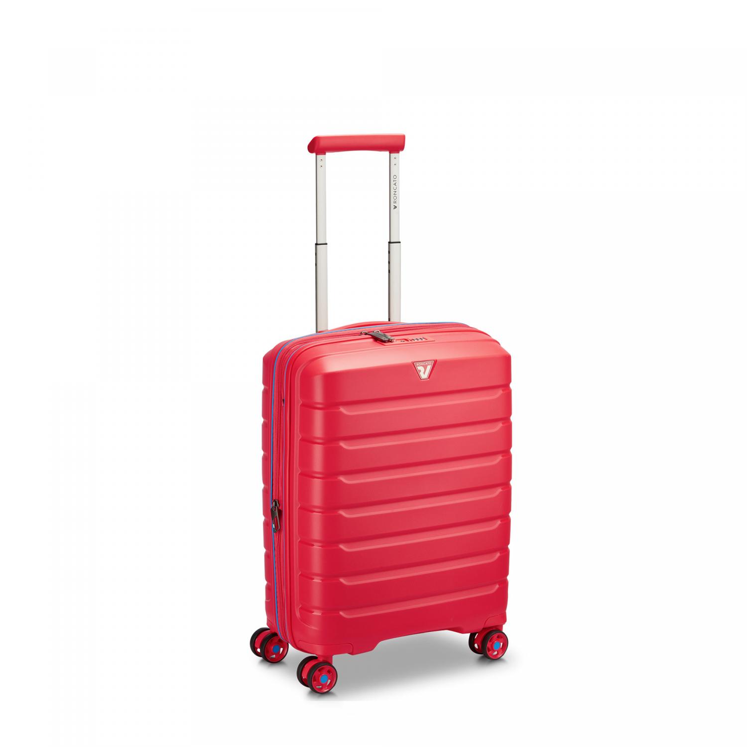 Roncato B-flying Trolley Bagaglio A Mano 55x40x20/25 Cm Espandibile - Radiant Red