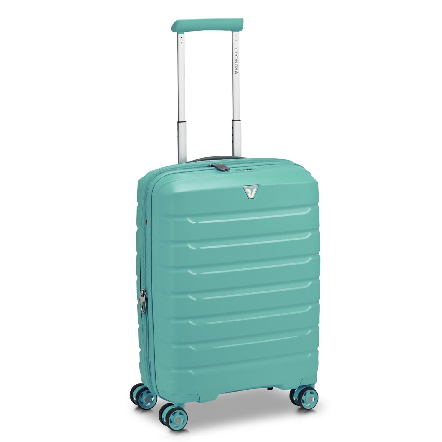 B-FLYING Trolley bagaglio a mano 55x40x20/25 cm Espandibile - Salvia