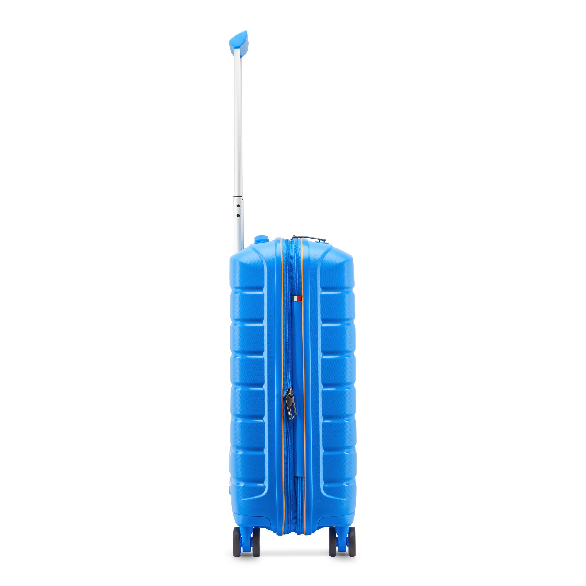 B-FLYING Valise cabine 55x40x20/25 cm Extensible - Bleu clair