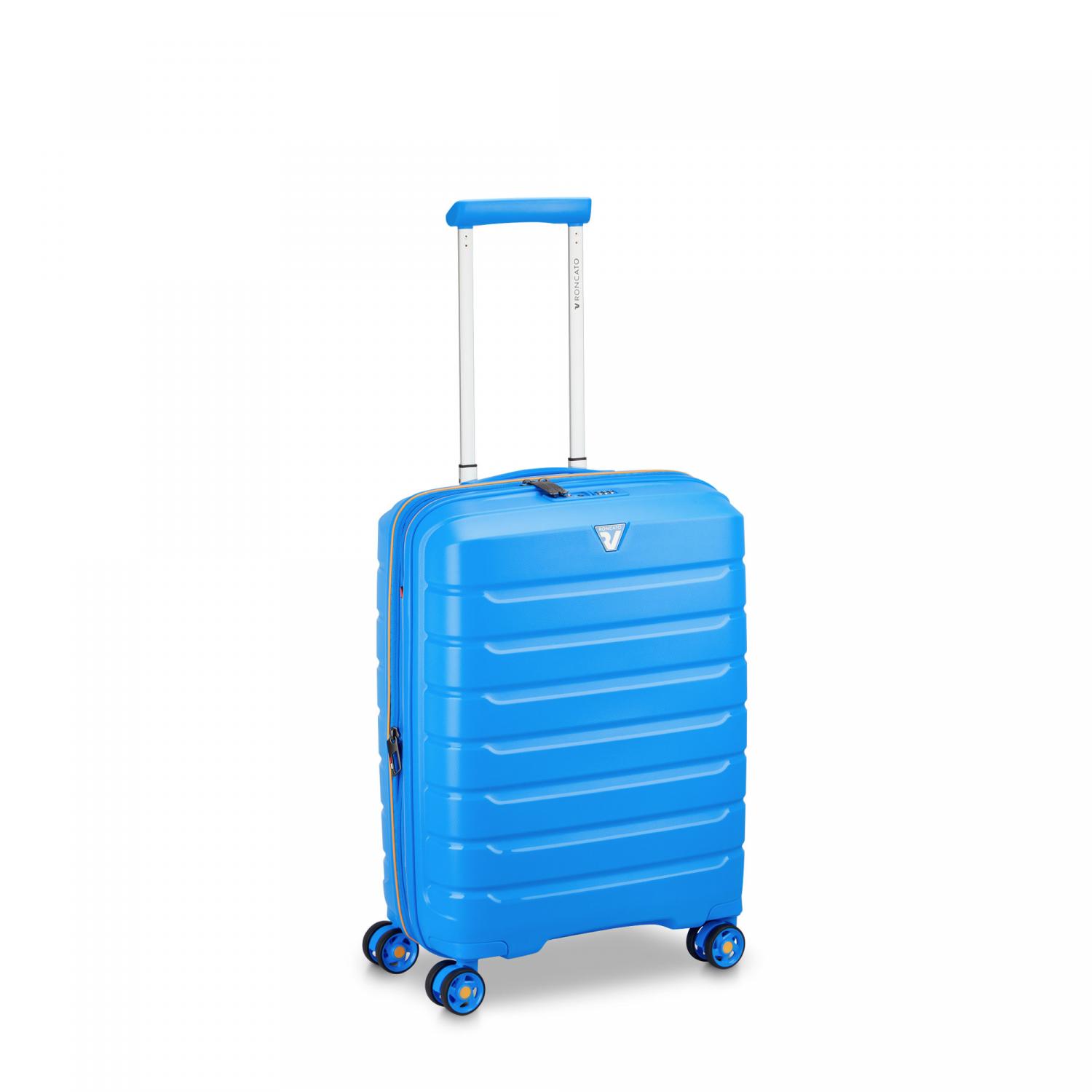 Roncato B-flying Trolley Bagaglio A Mano 55x40x20/25 Cm Espandibile - Sky Blue