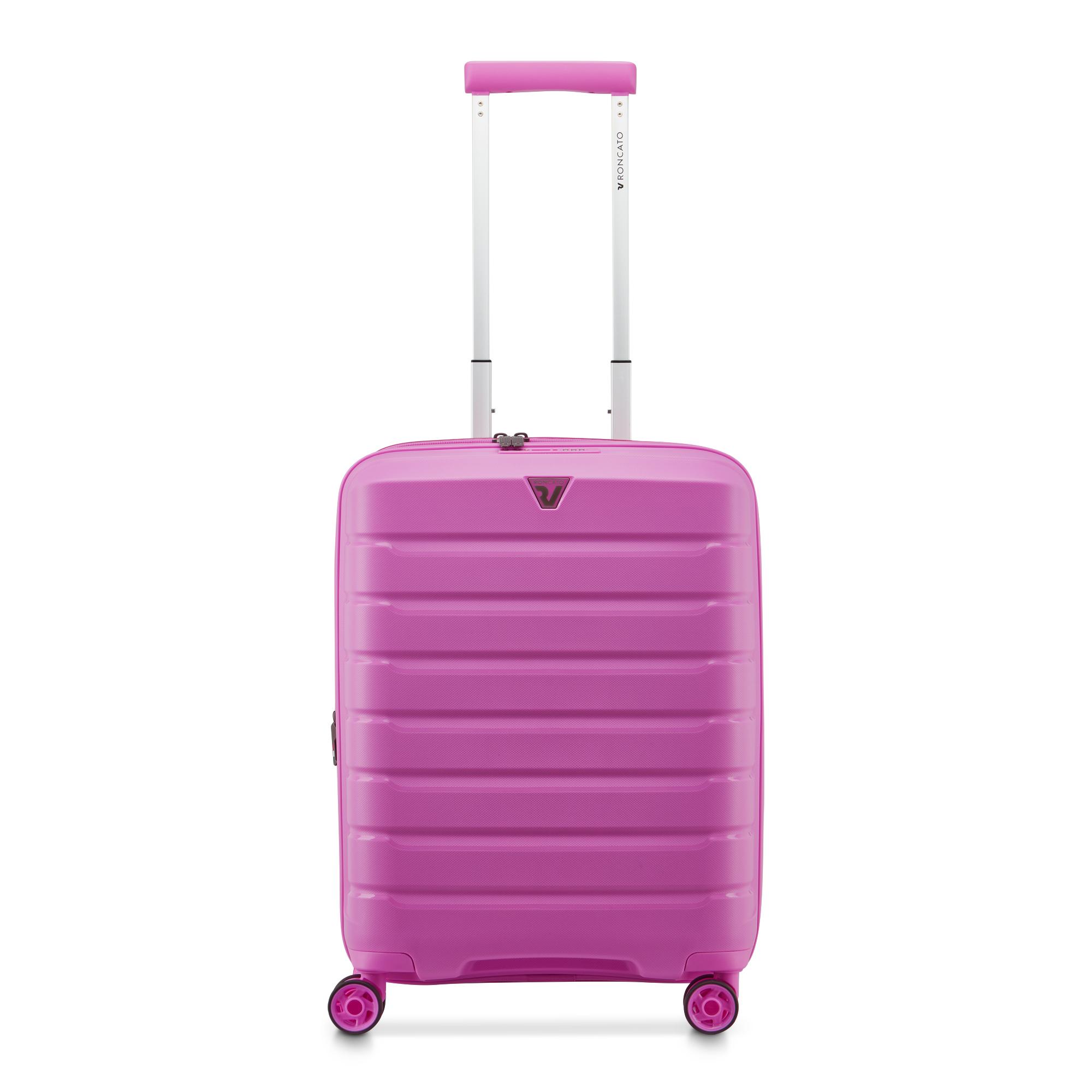 B-FLYING Valise cabine 55x40x20/25 cm Extensible - Rose