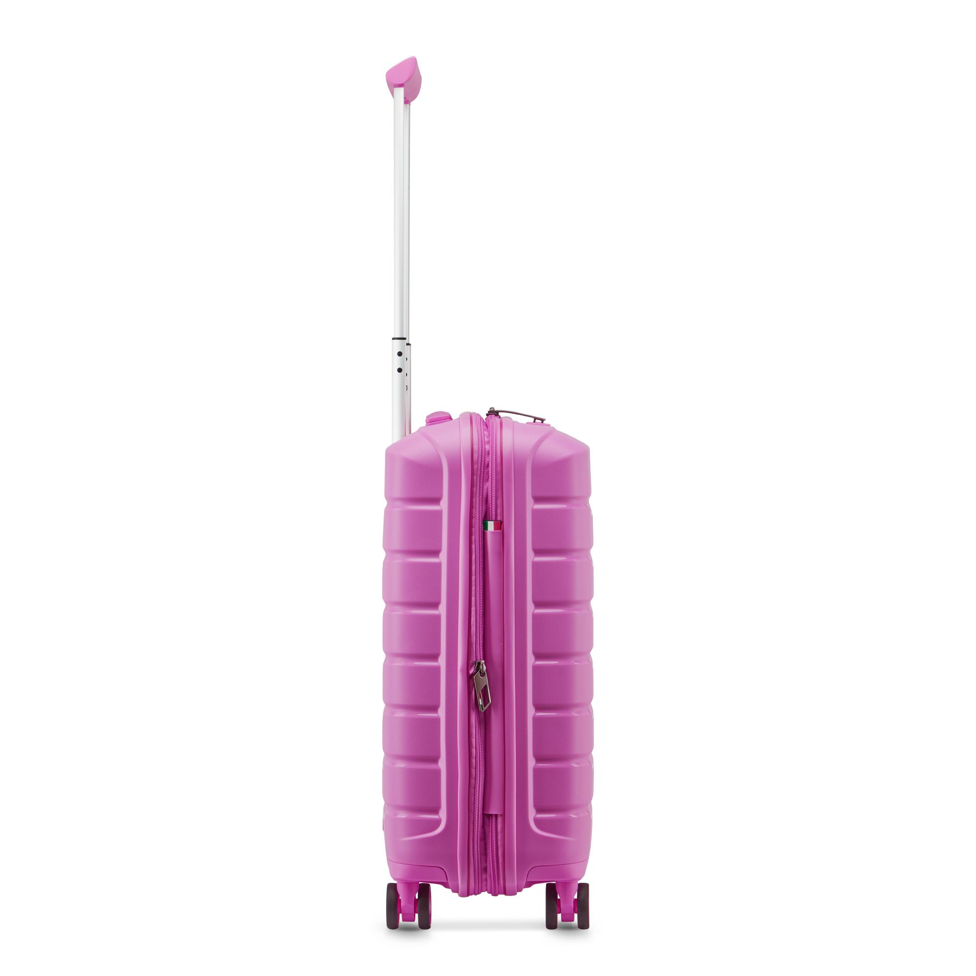 B-FLYING Valise cabine 55x40x20/25 cm Extensible - Rose