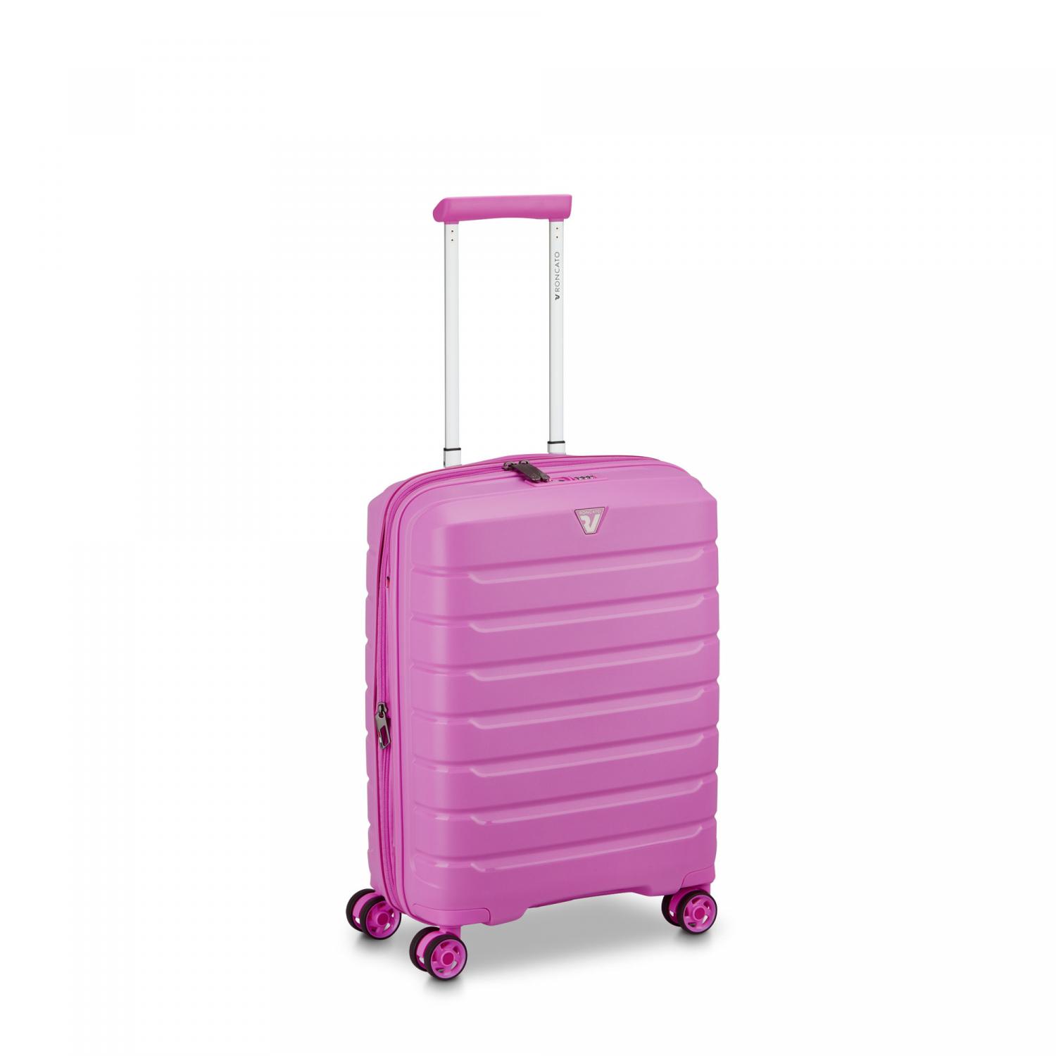 Roncato B-flying Trolley Bagaglio A Mano 55x40x20/25 Cm Espandibile - Rosa