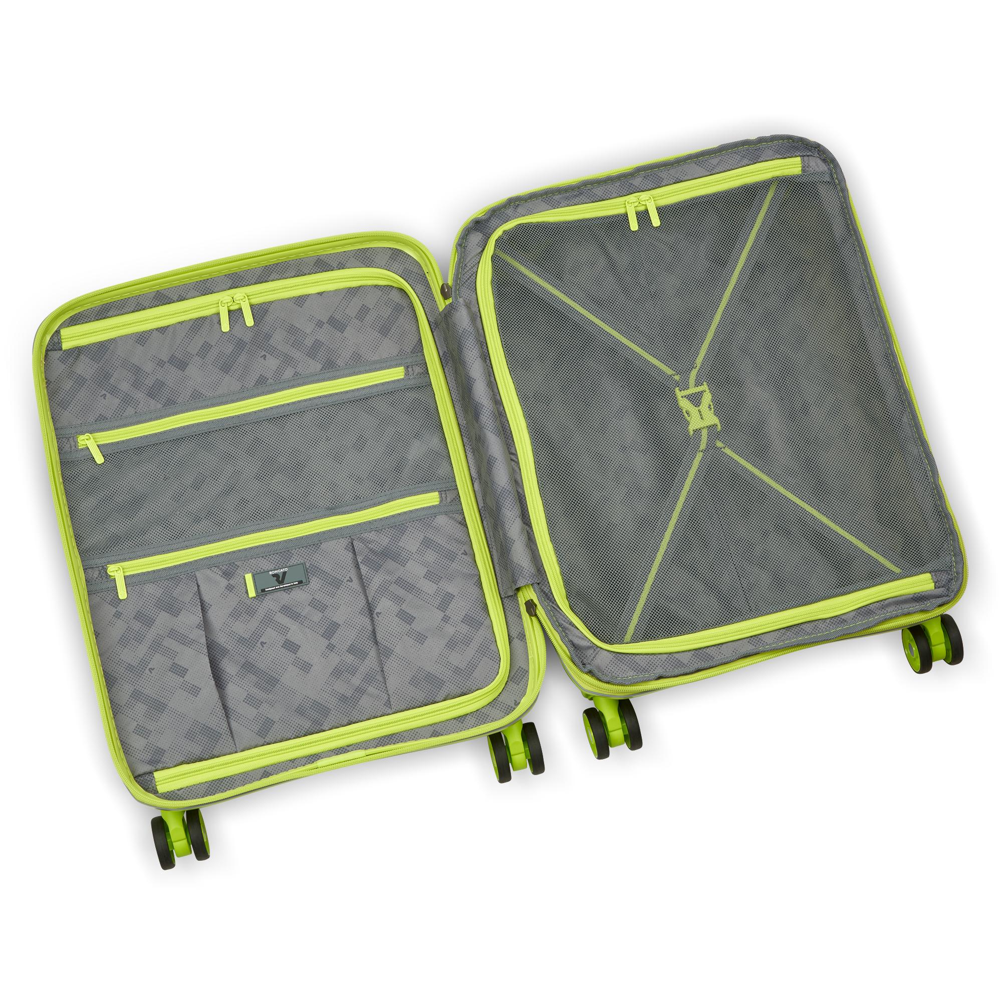 B-FLYING Valise cabine 55x40x20/25 cm Extensible - Cyber Lime