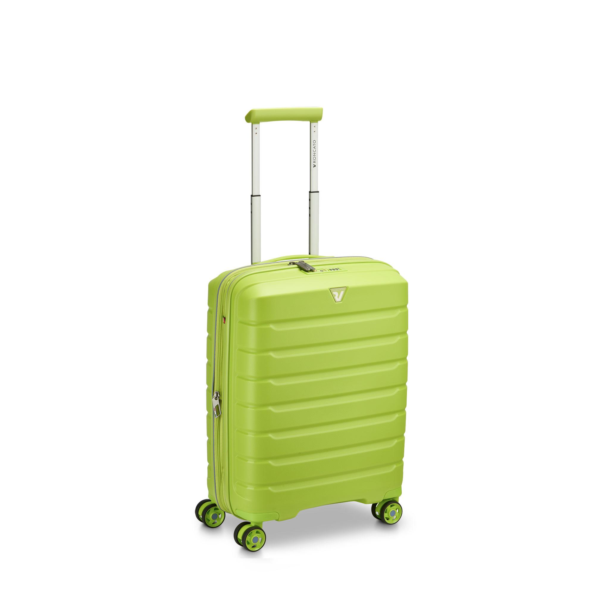 B-FLYING Valise cabine 55x40x20/25 cm Extensible - Cyber Lime