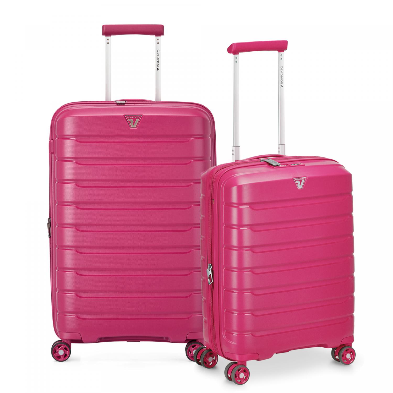 Roncato B-flying Set Valigie (medio, Cabina) - Magenta