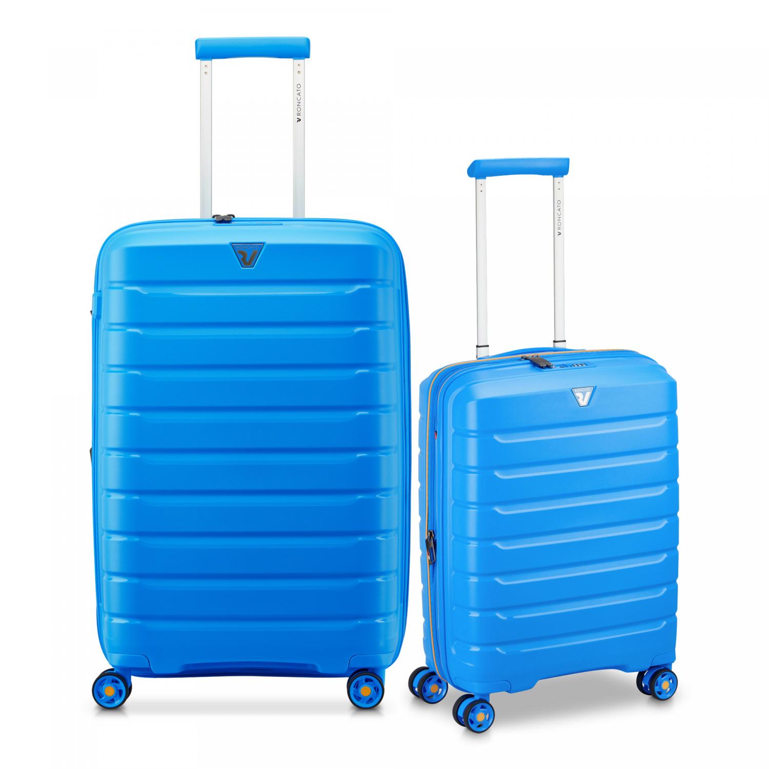 Roncato B-flying Set Valigie (medio, Cabina) - Sky Blue