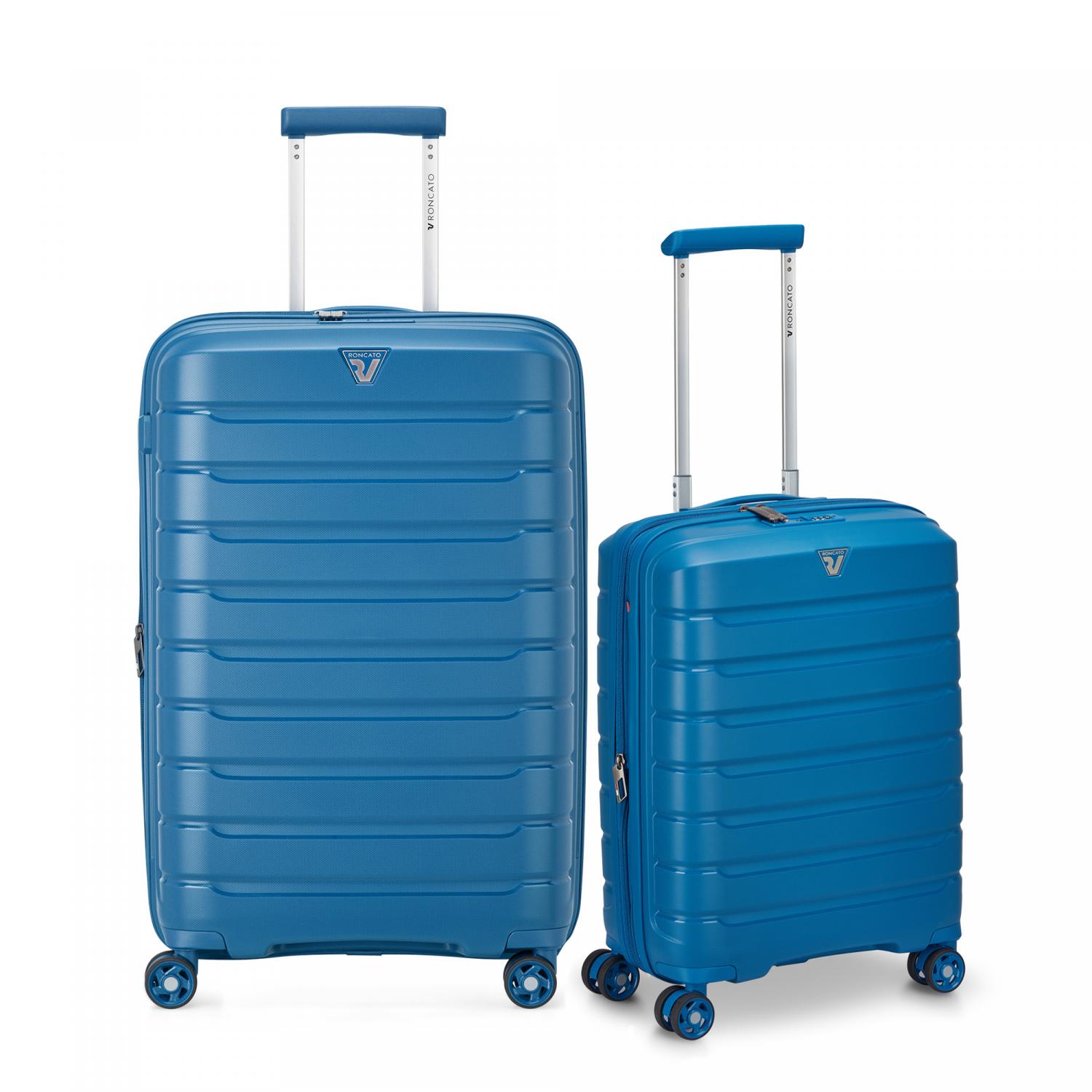 B-FLYING SET DE VALISES (Moyenne, Cabine) - Denim