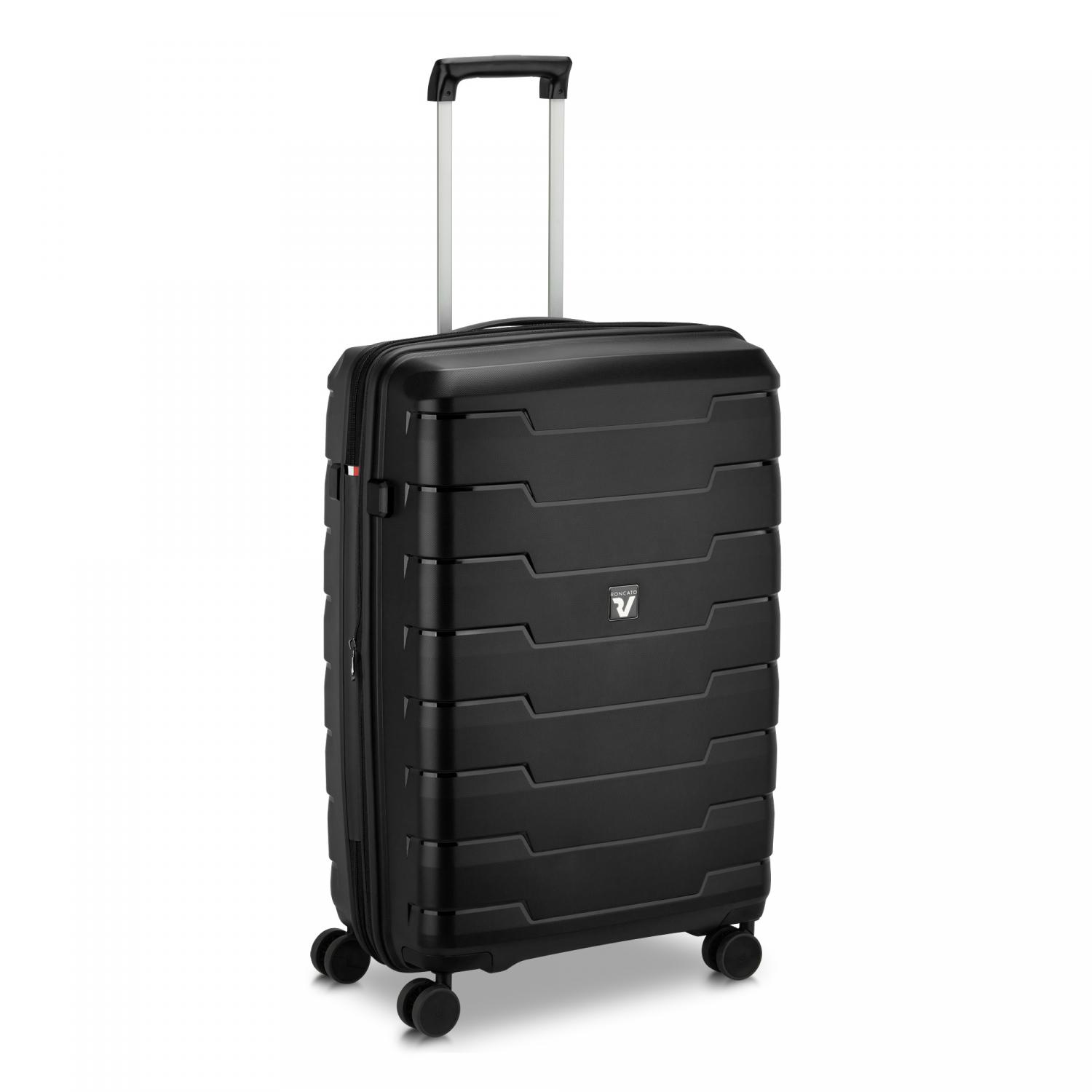 Roncato Skyline 2.0 Trolley Medio 70 Cm Espandibile - Nero