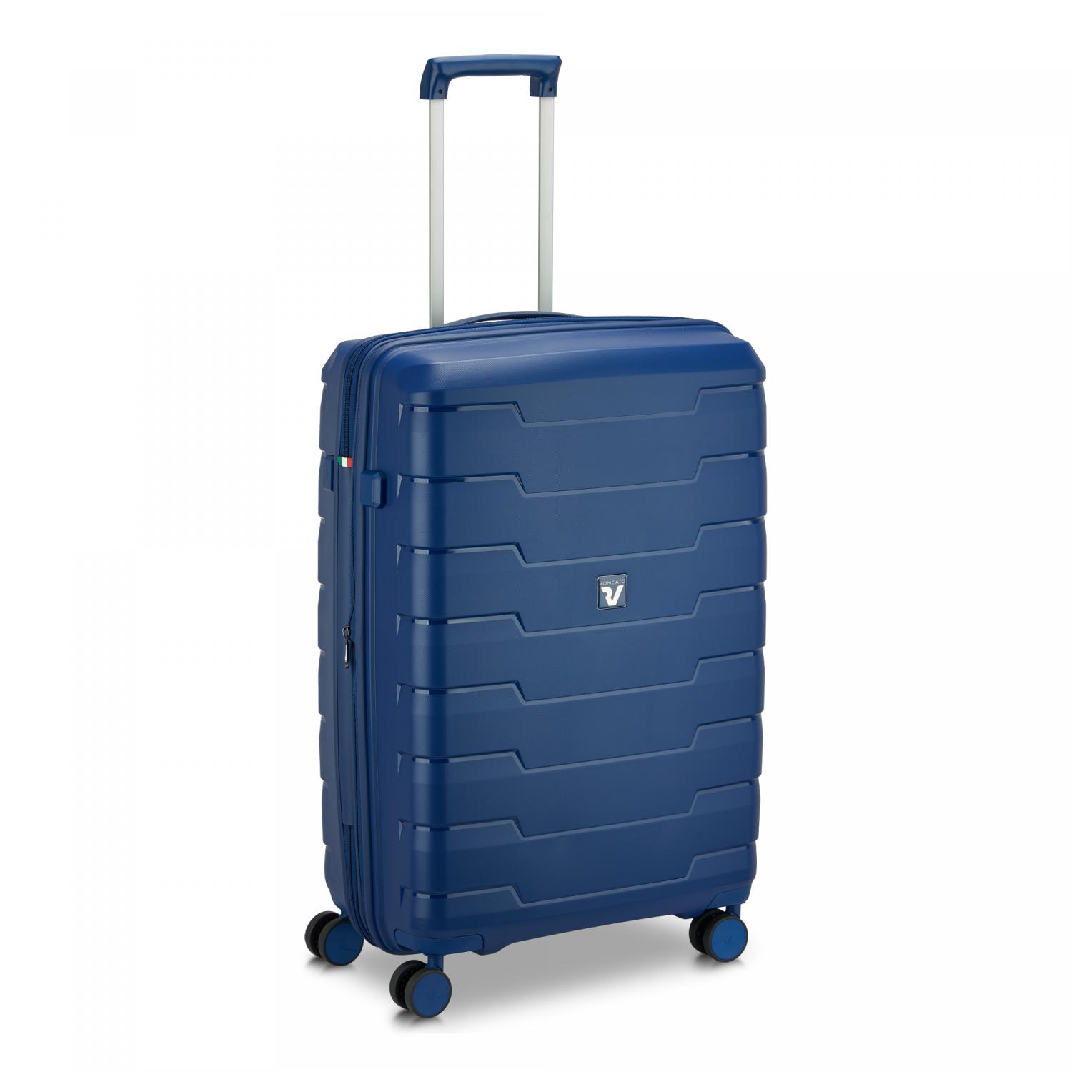 Roncato Skyline 2.0 Trolley Medio 70 Cm Espandibile - Blu Notte