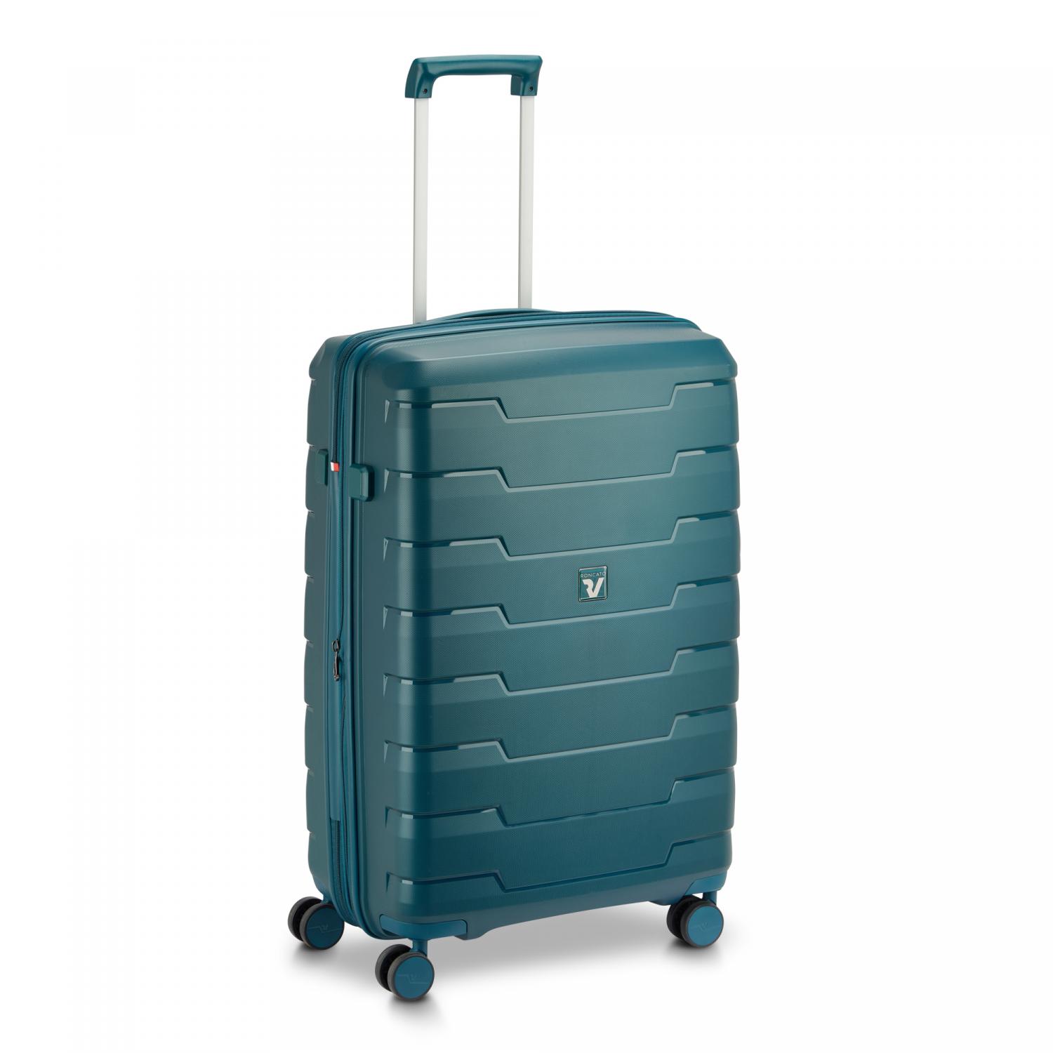 Roncato Skyline 2.0 Trolley Medio 70 Cm Espandibile - Verde Bottiglia