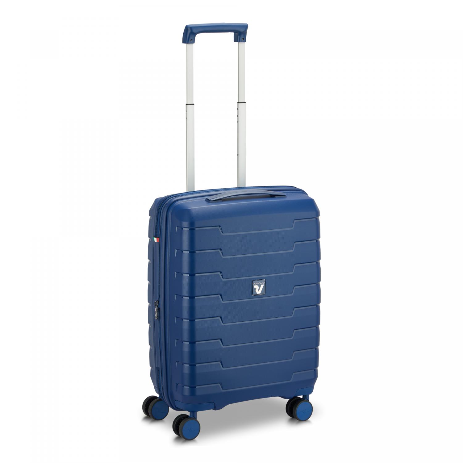 Roncato Skyline 2.0 Trolley Bagaglio A Mano 55x40x20/25 Cm Espandibile - Blu Notte