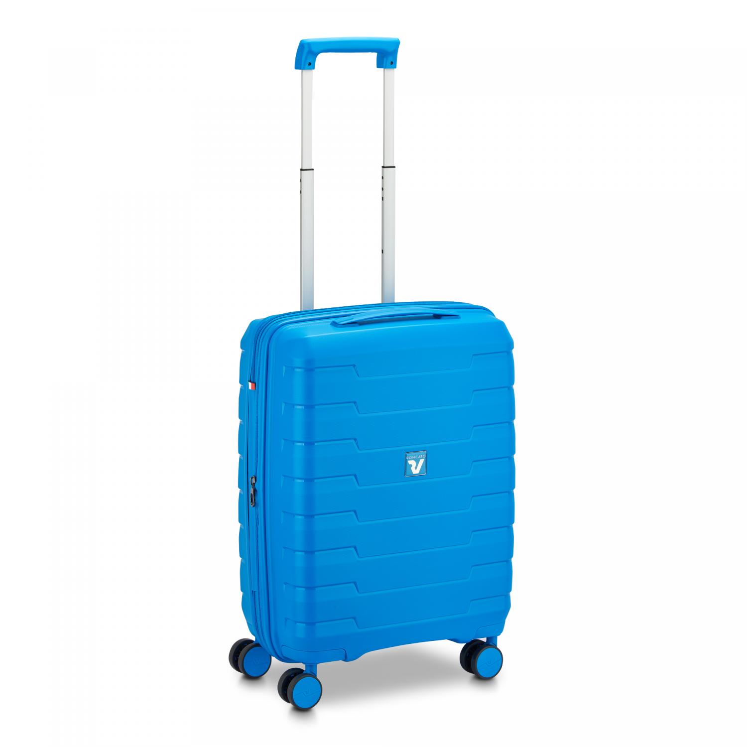 Roncato Skyline 2.0 Trolley Bagaglio A Mano 55x40x20/25 Cm Espandibile - Bluette