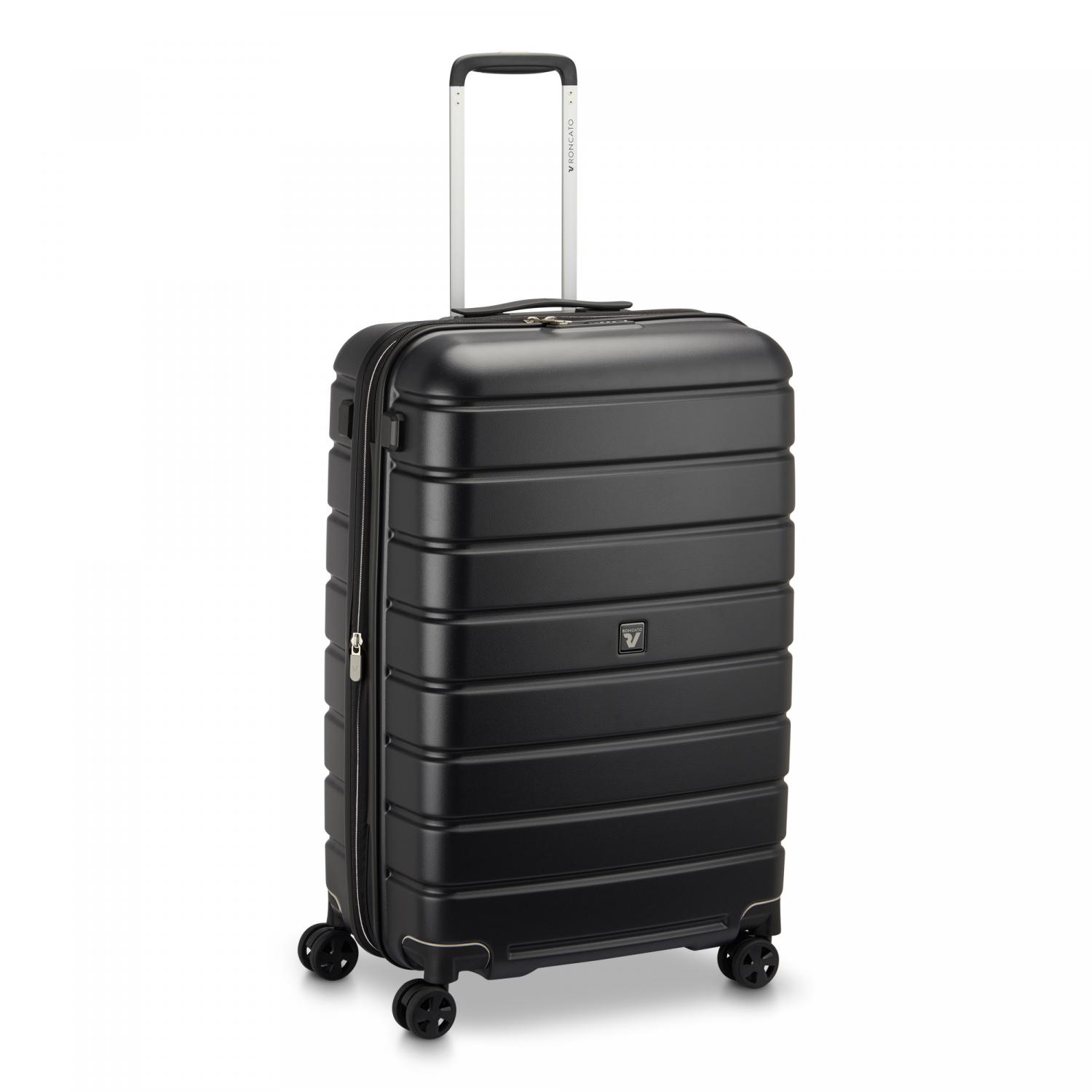 Roncato Relife Trolley Medio 73 Cm Espandibile - Nero