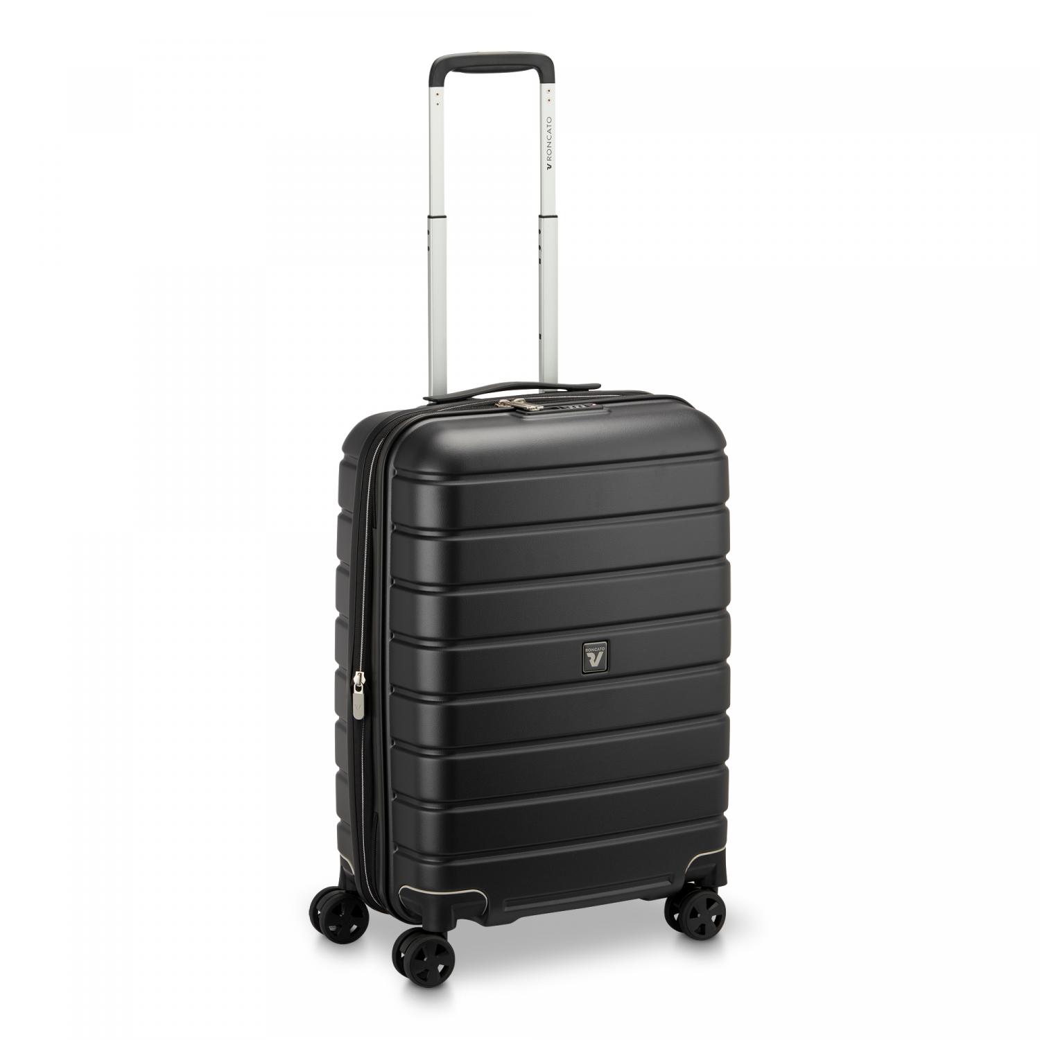 RELIFE Trolley bagaglio a mano 60x40x20/25 cm Espandibile - Nero