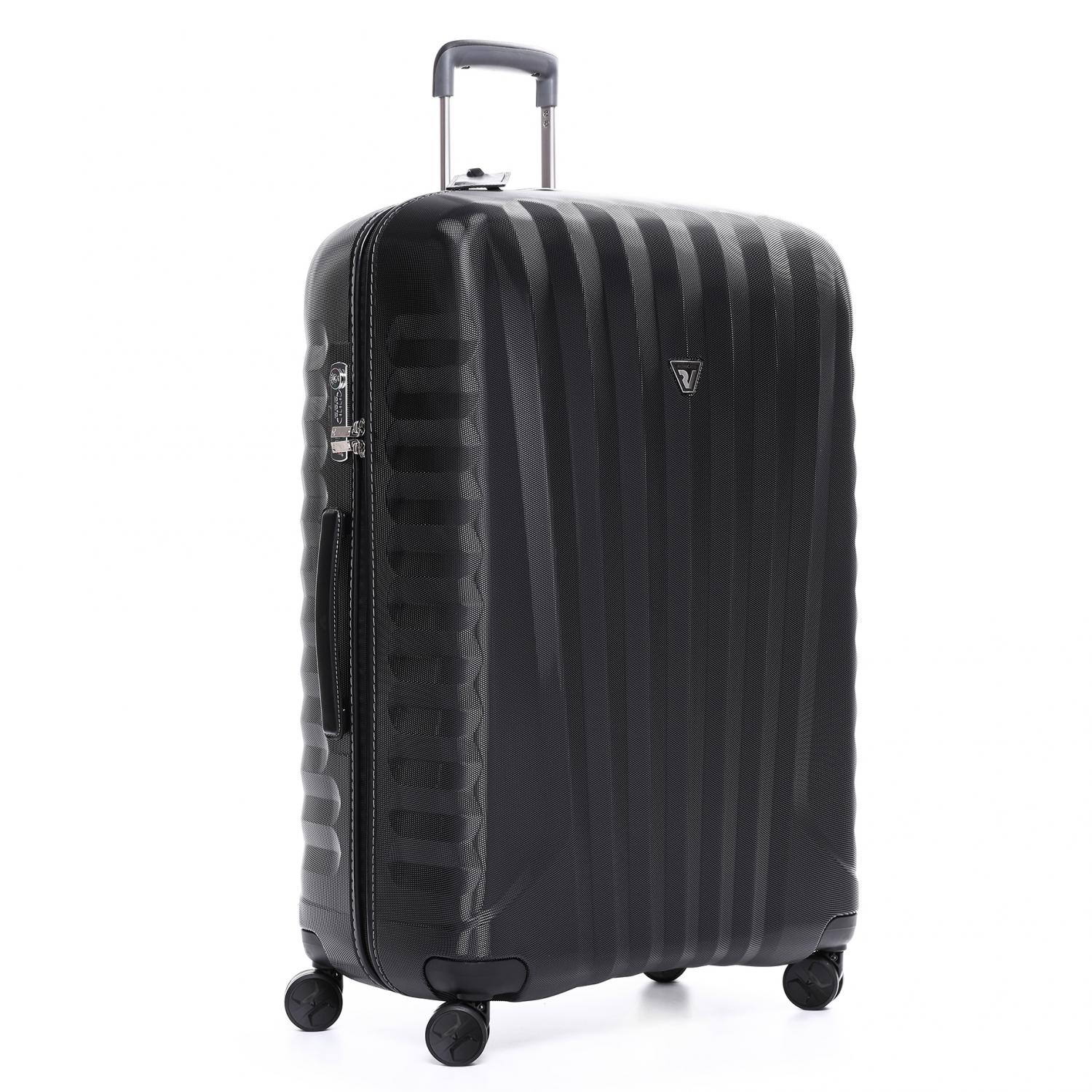E-LITE Trolley grande 80.5 cm - Nero/Nero