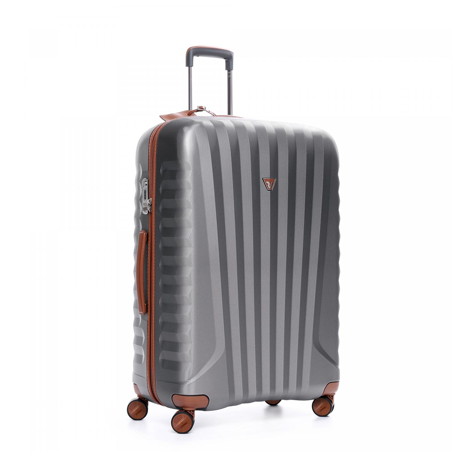 Roncato E-lite Trolley Grande 80.5 Cm - Cognac/titanio
