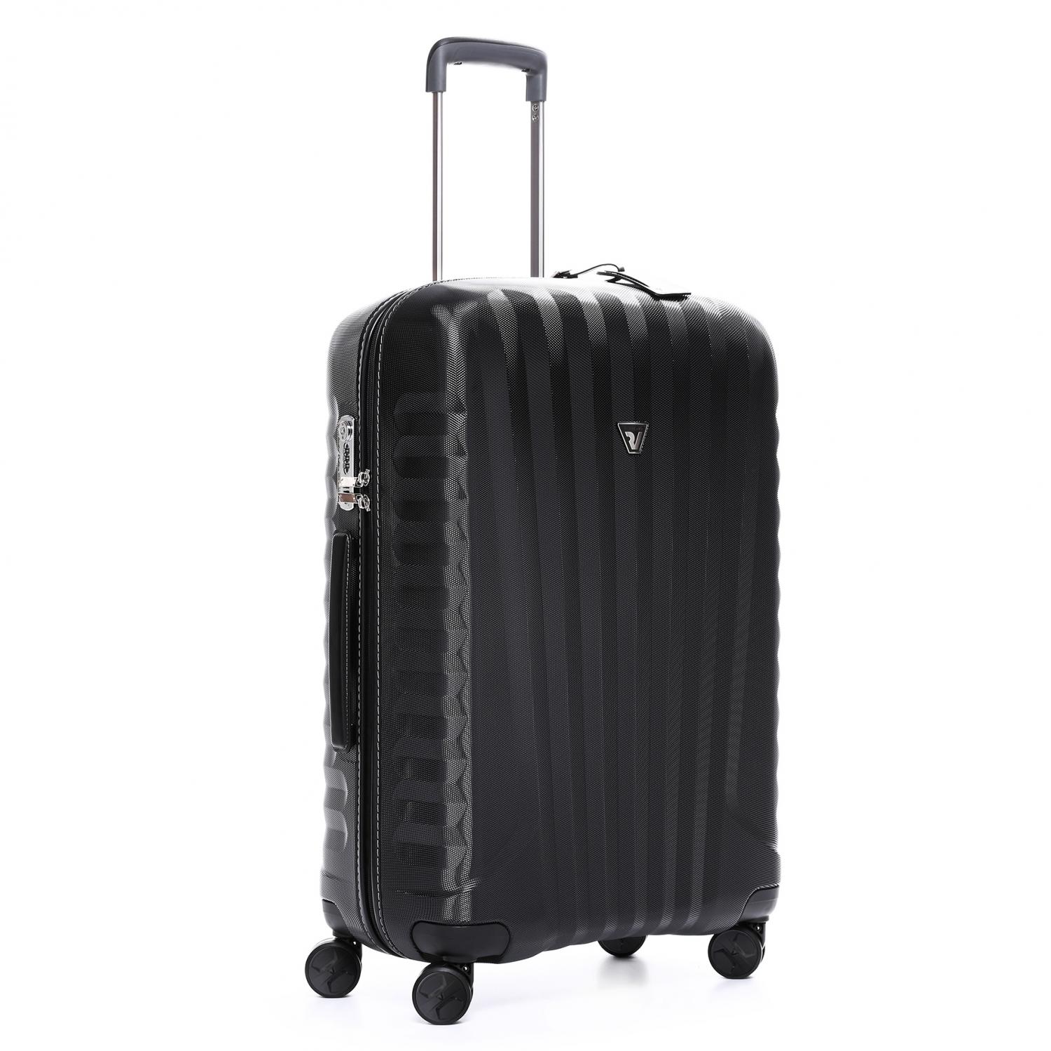 E-LITE Trolley medio 72 cm - Nero/Nero