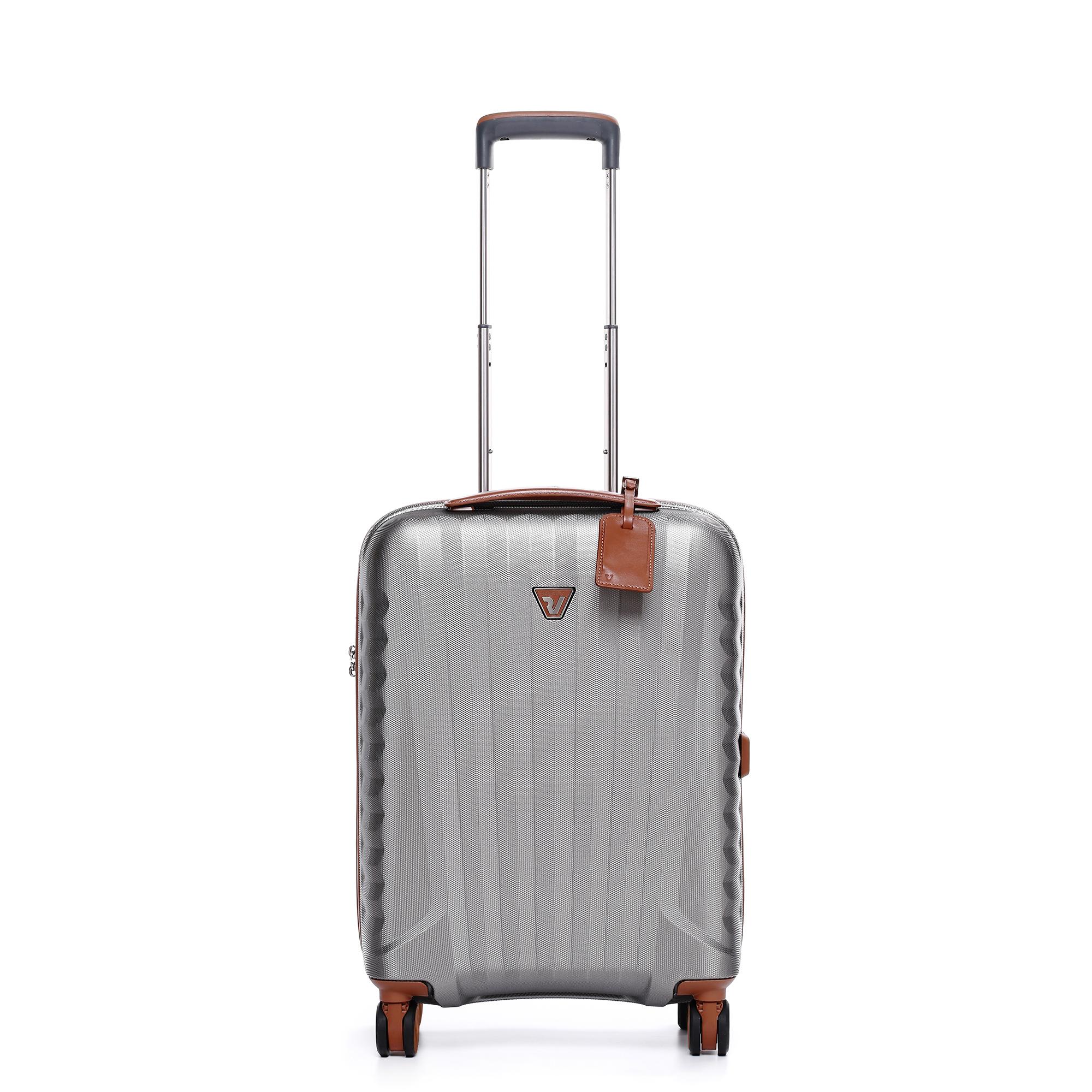 E-LITE Valise cabine 55x40x20 cm - Cognac/Titanium