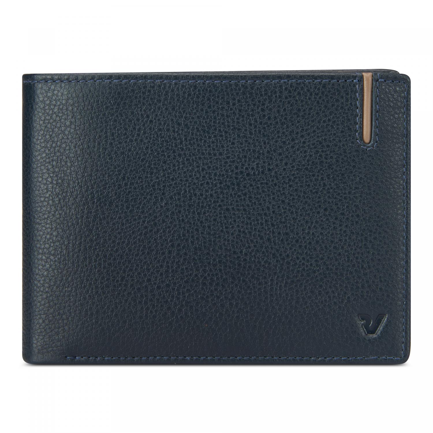 Roncato Liverpool Portafoglio Uomo 9.5x12.5x2.5 Cm - Blu Navy