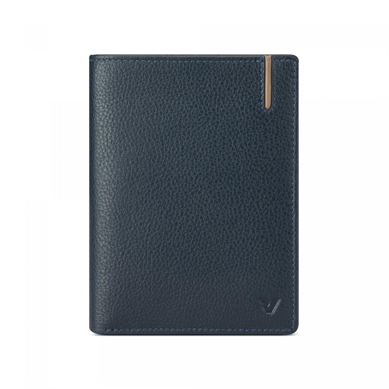Roncato Liverpool Portafoglio Uomo 12.5x9.5x1.5 Cm - Blu Navy