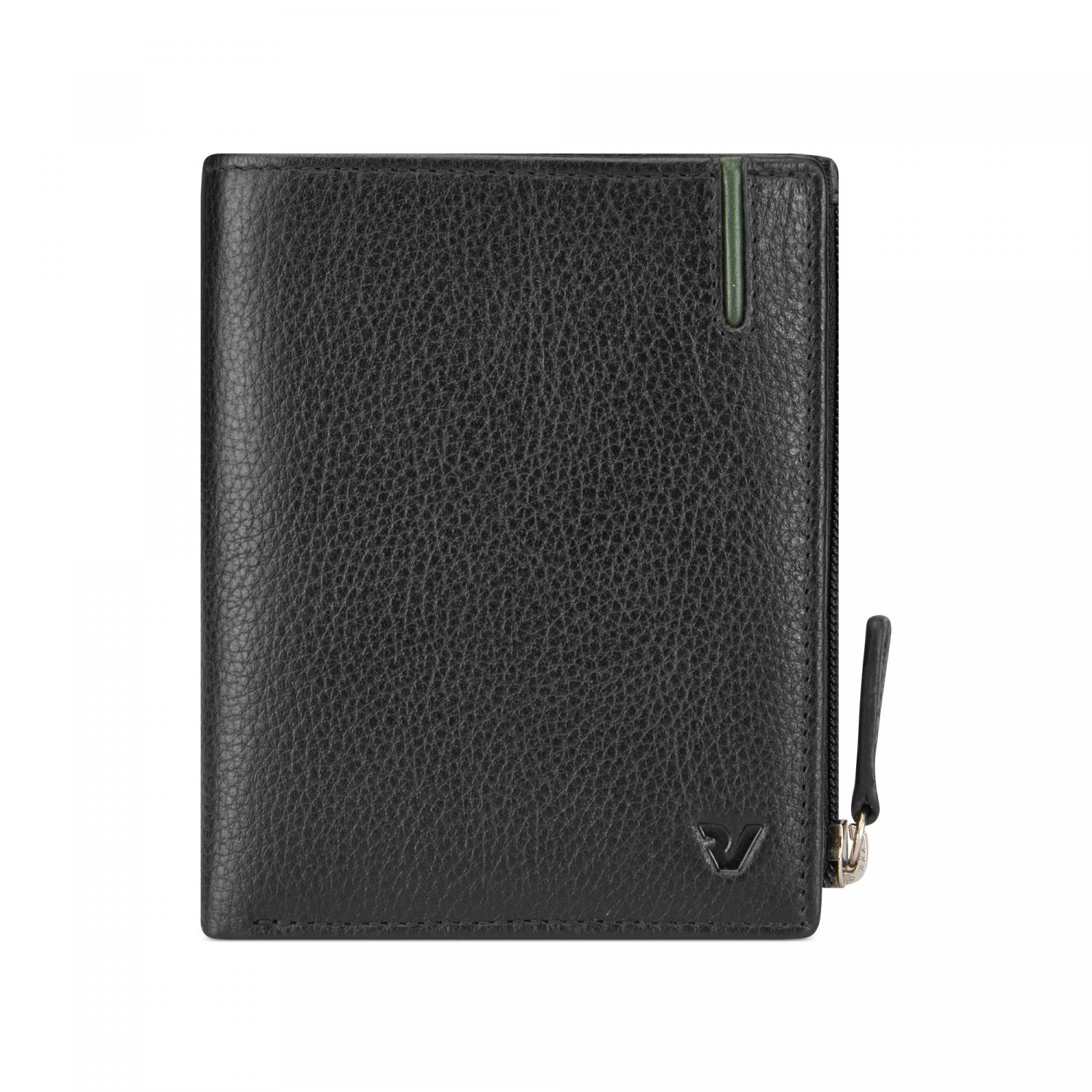 Roncato Liverpool Portafoglio Uomo 11x9x1.5 Cm - Nero