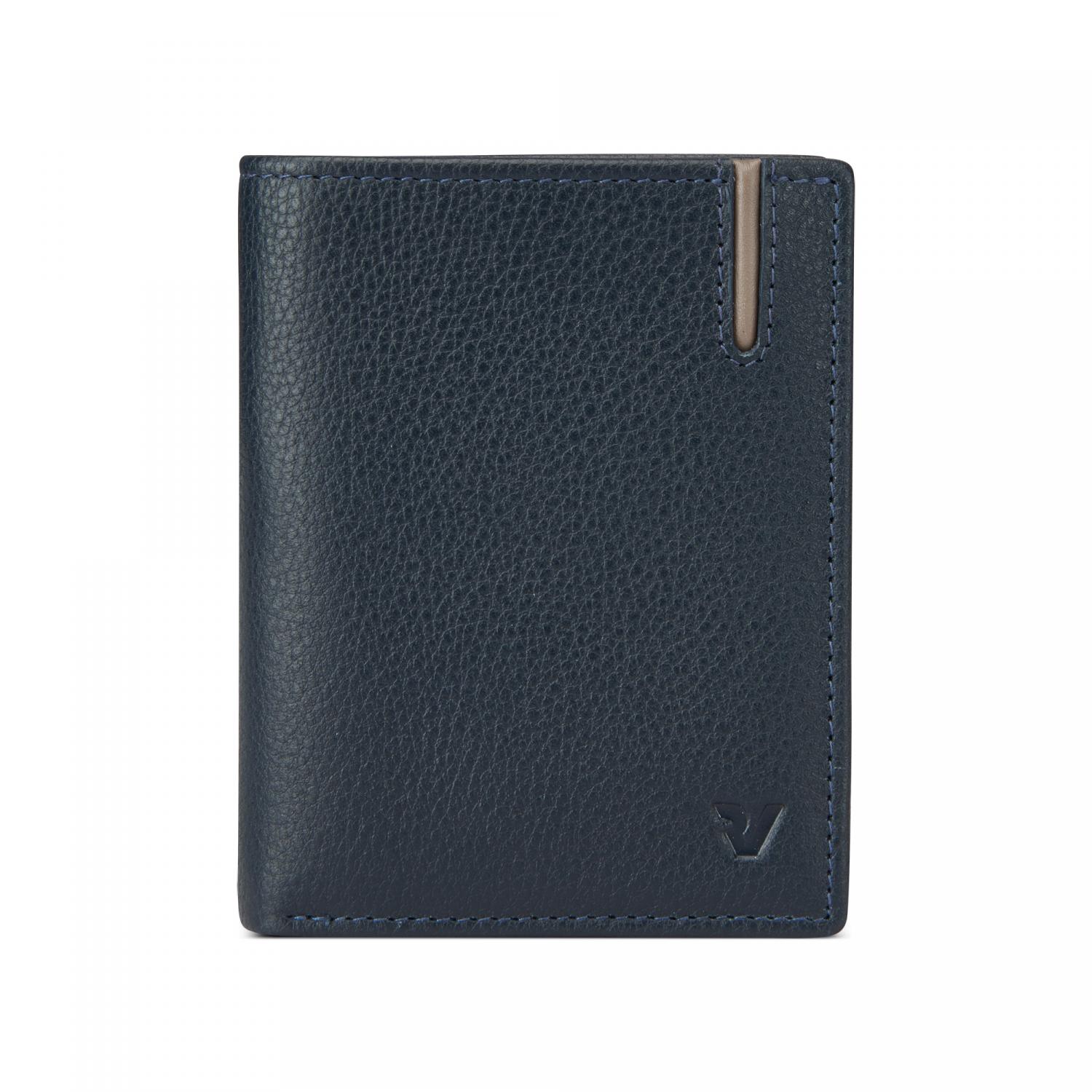 Roncato Liverpool Porta Carte Di Credito 10x8x1 Cm - Blu Navy