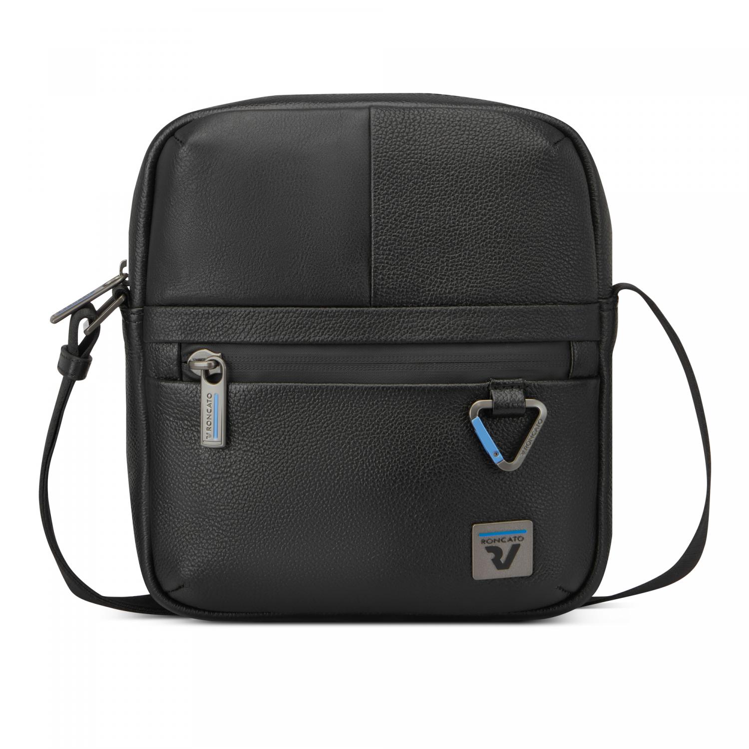 TRIAL DLX Borsello uomo 24x20x5 cm - Nero