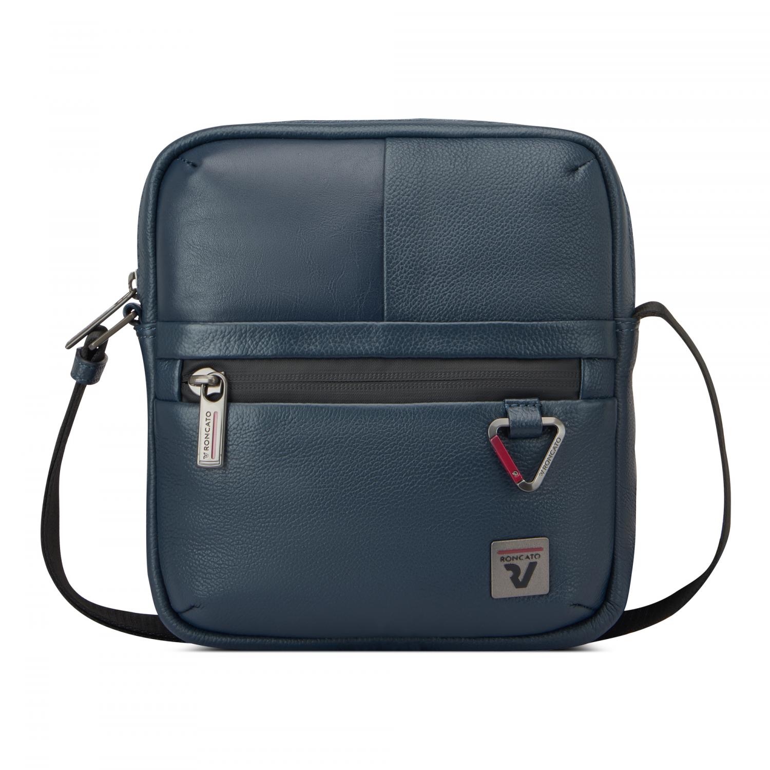 Roncato Trial Dlx Borsello Uomo 24x20x5 Cm - Blu Navy