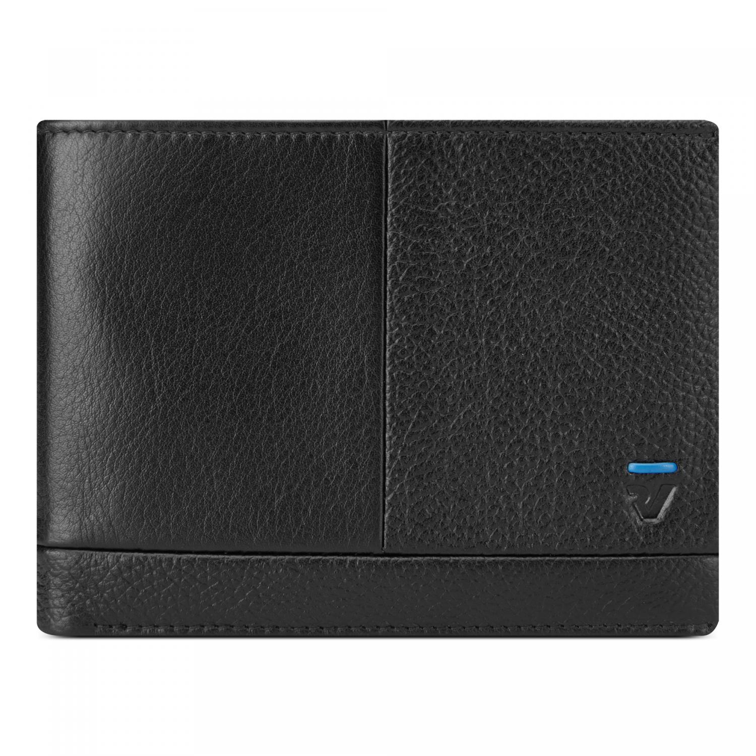 TRIAL DLX Portafoglio uomo 9,5x12,5x1,5 cm - Nero