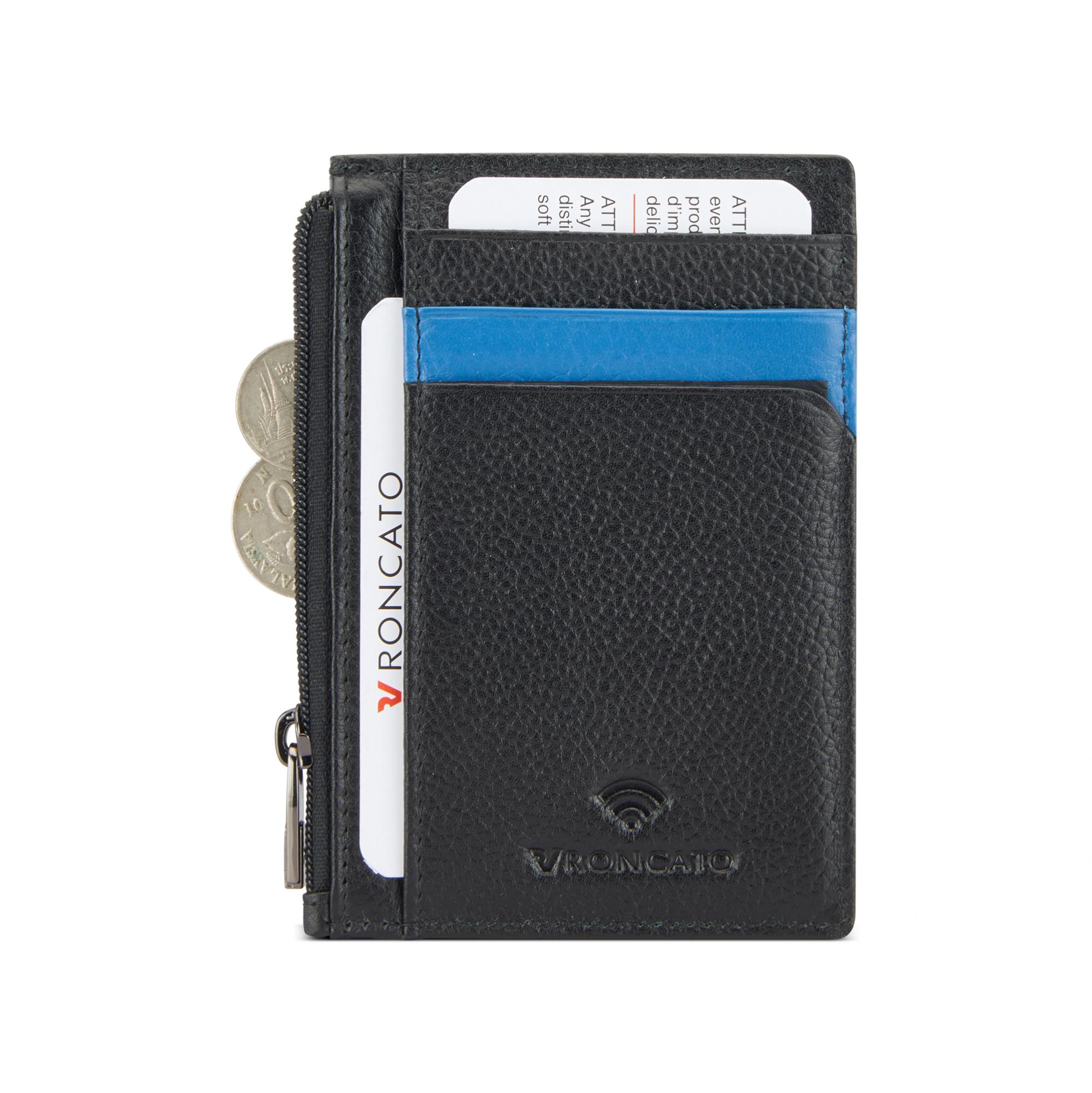 Porta Carte Di Credito Trial Dlx 11,5x8,5x0,5 Nero RV Roncato