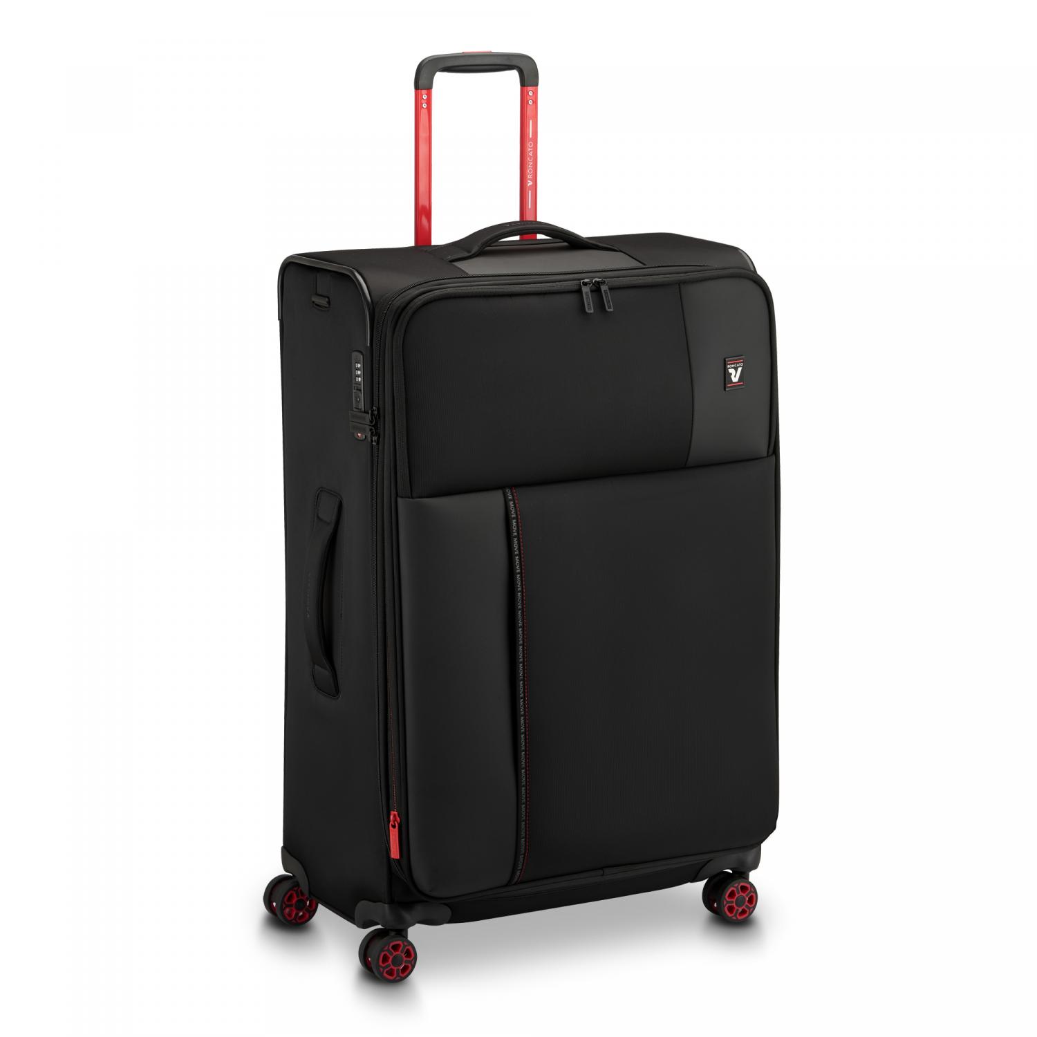 Roncato Move Trolley Grande 77 Cm Espandibile - Nero Fumo
