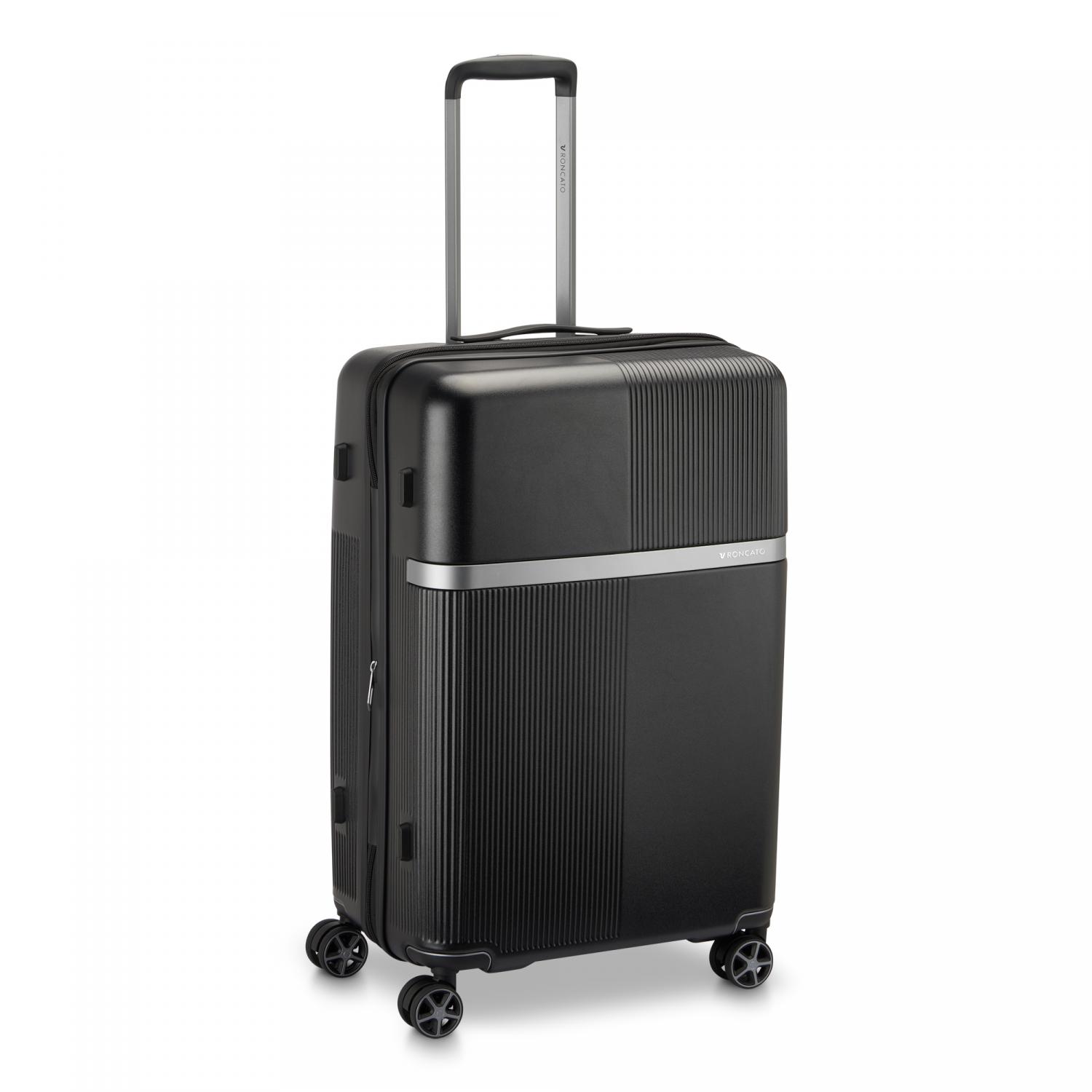 Roncato Airglam Trolley Medio 68 Cm Espandibile - Nero