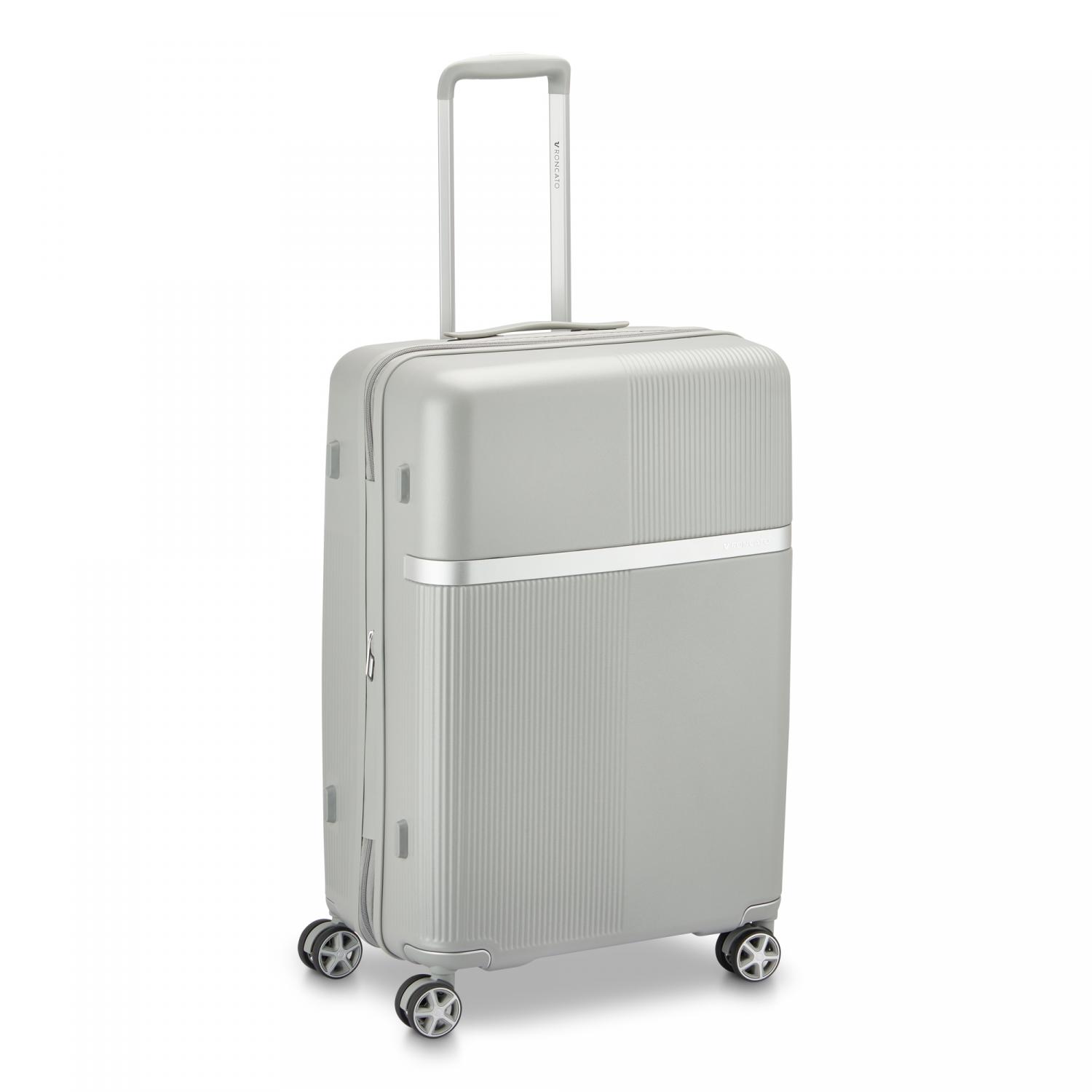 AIRGLAM Trolley medio 68 cm Espandibile - Grigio Perla