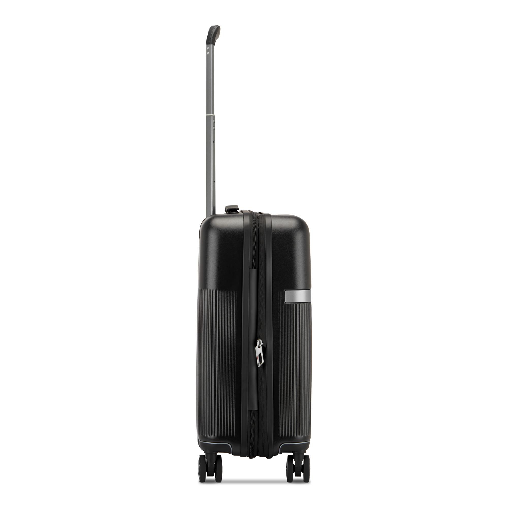 AIRGLAM Trolley bagaglio a mano 55x40x20/25 cm Espandibile - Nero