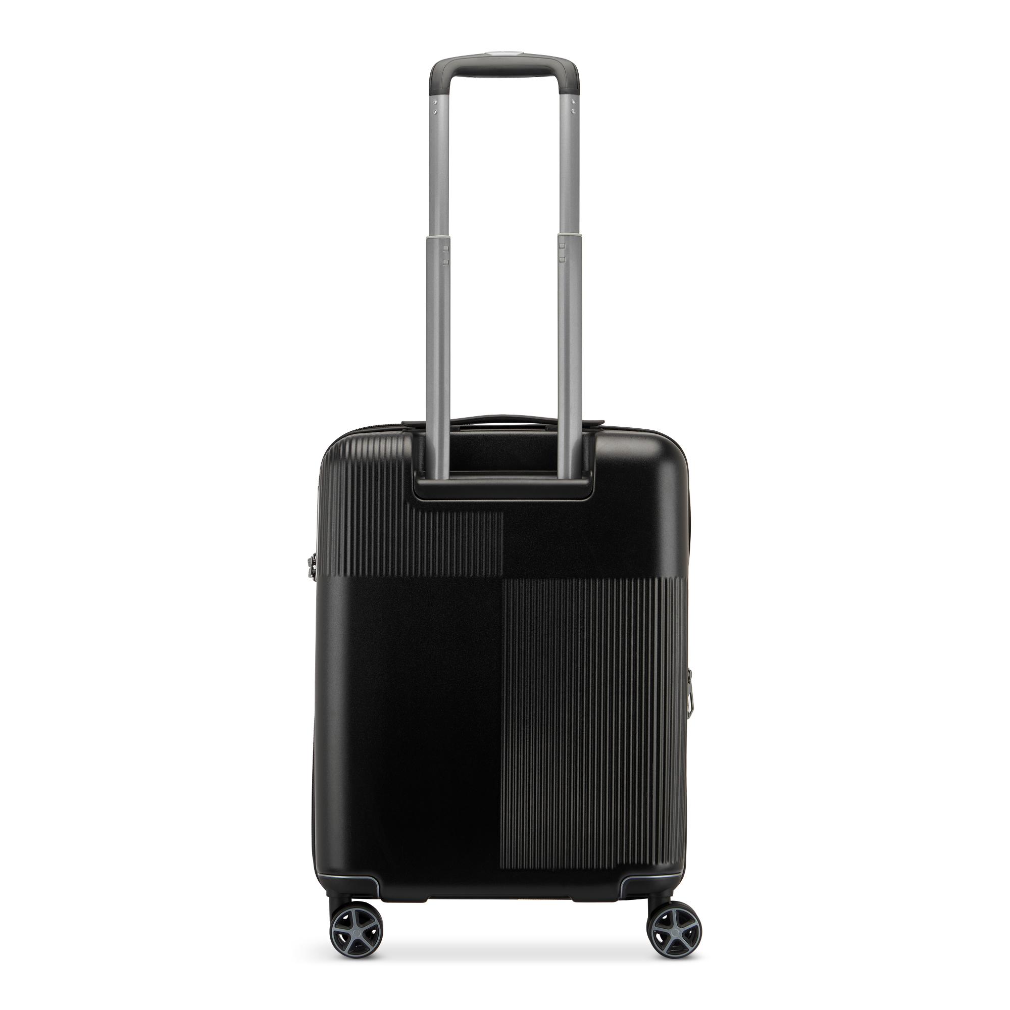 AIRGLAM Trolley bagaglio a mano 55x40x20/25 cm Espandibile - Nero