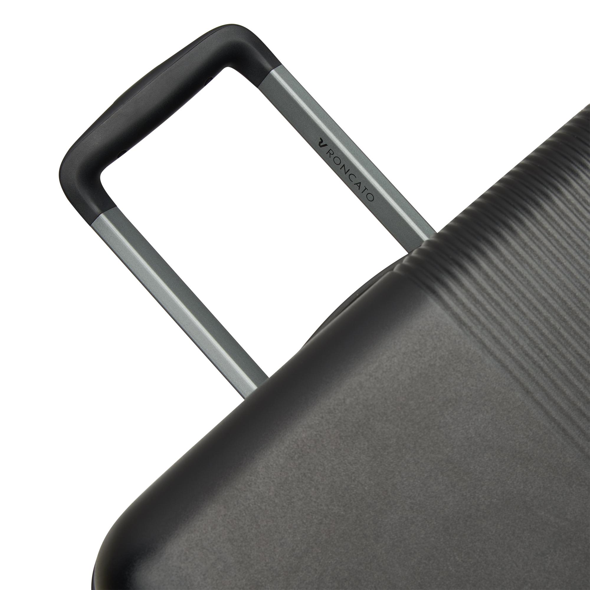 AIRGLAM Trolley bagaglio a mano 55x40x20/25 cm Espandibile - Nero