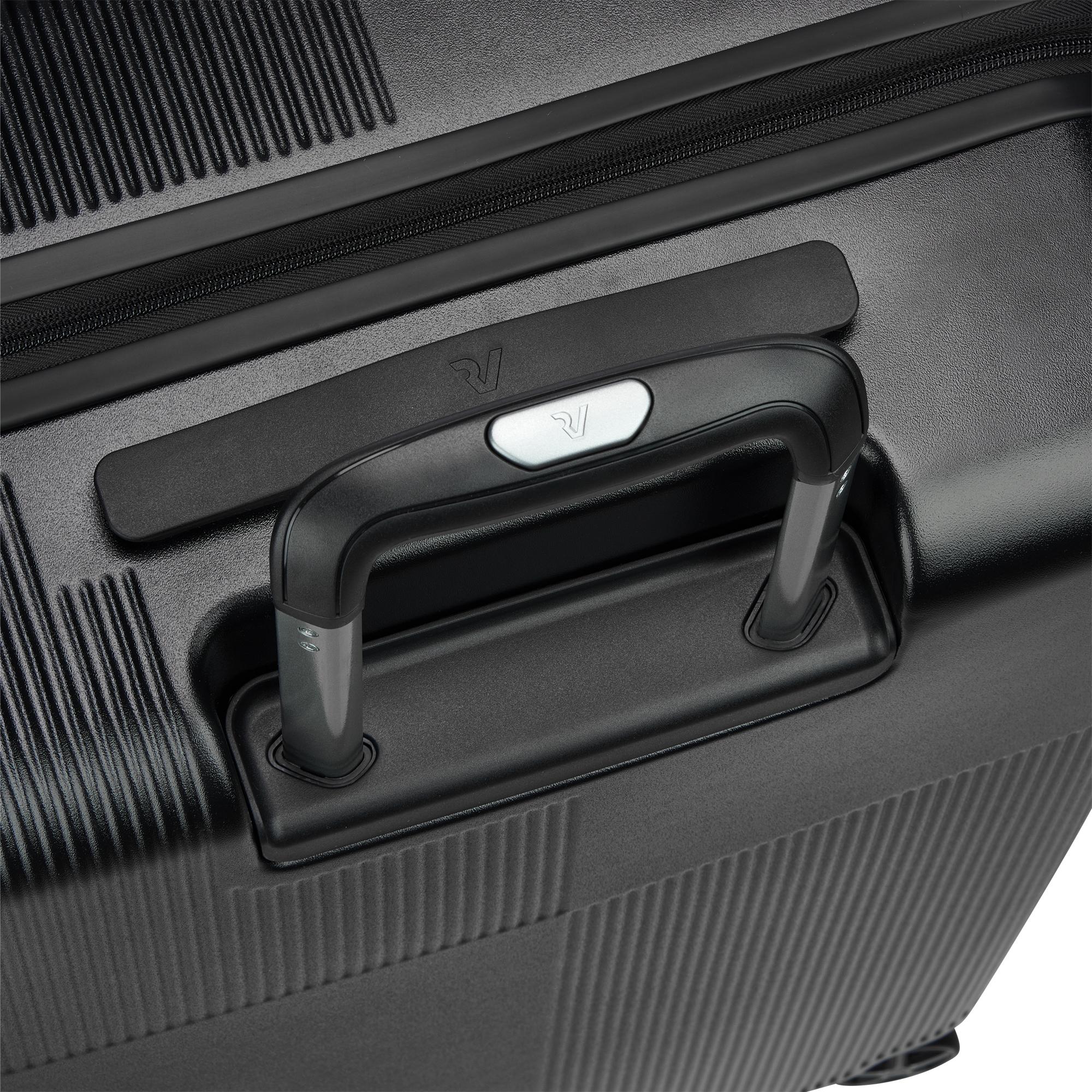 AIRGLAM Trolley bagaglio a mano 55x40x20/25 cm Espandibile - Nero