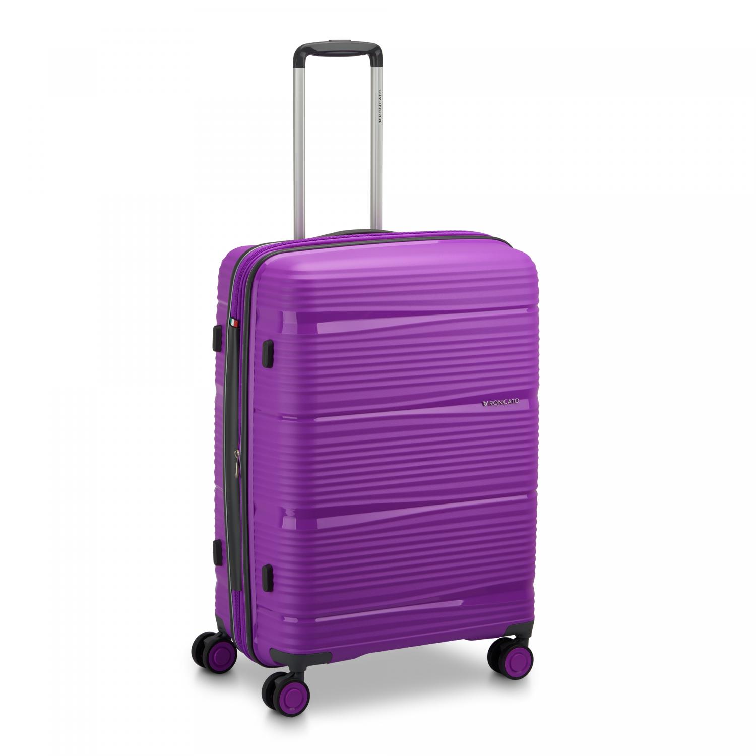 Roncato R-lite Trolley Medio 66 Cm Espandibile - Ciclamino