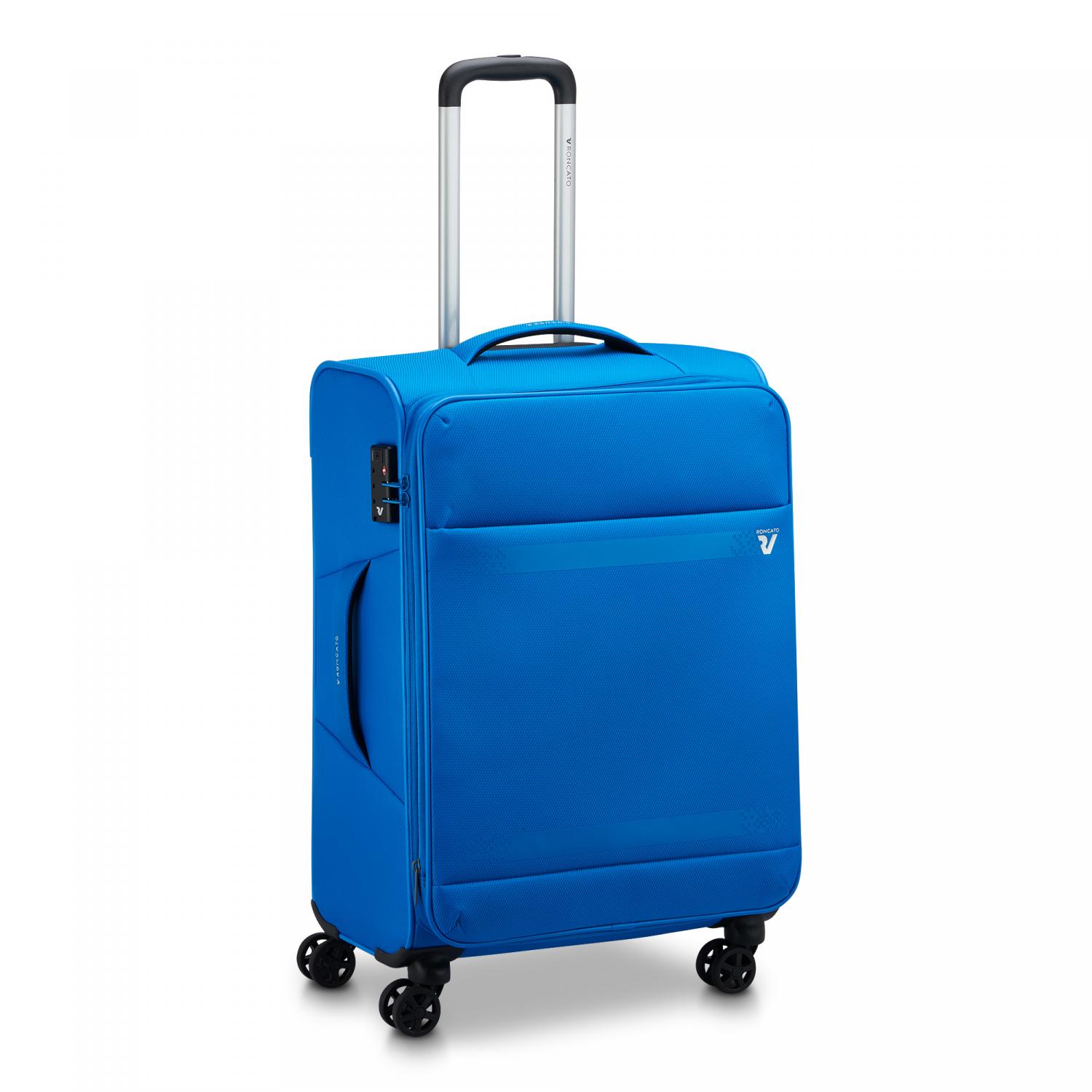 Roncato Jazz 4.0 Trolley Medio 65 Cm Espandibile - Bluette