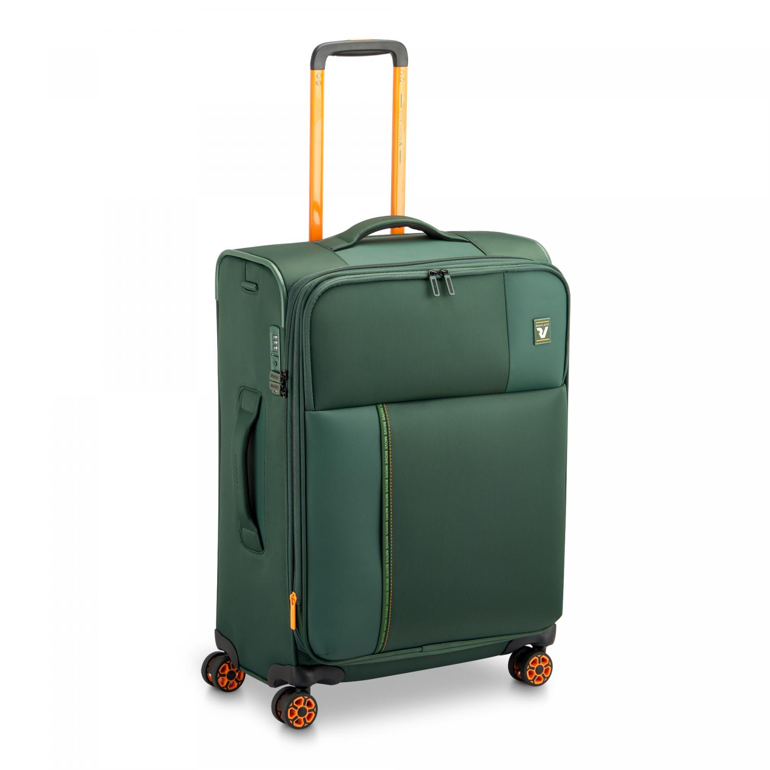 Roncato Move Trolley Medio 64 Cm Espandibile - Verde Mimetico