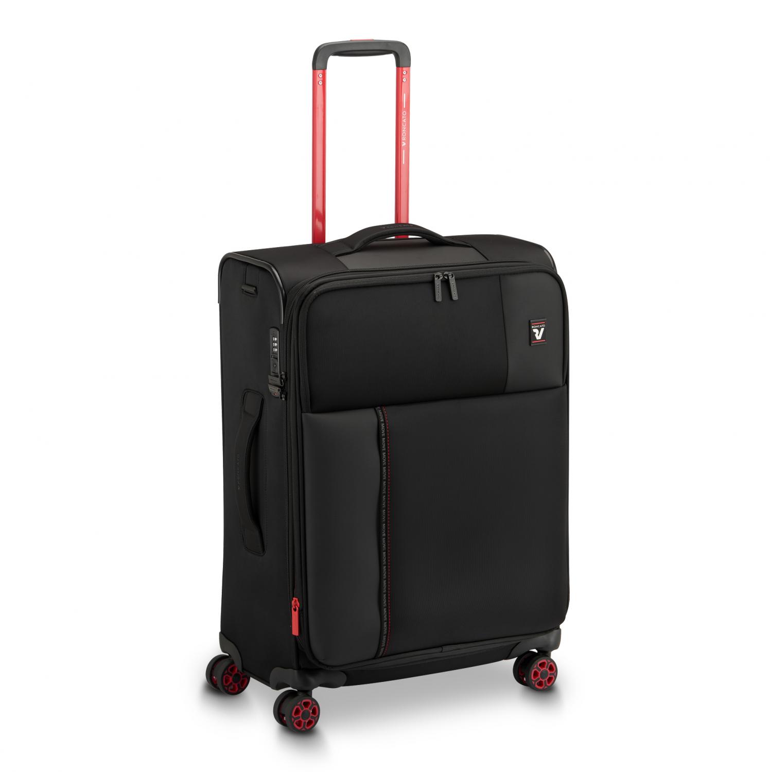 Roncato Move Trolley Medio 64 Cm Espandibile - Nero
