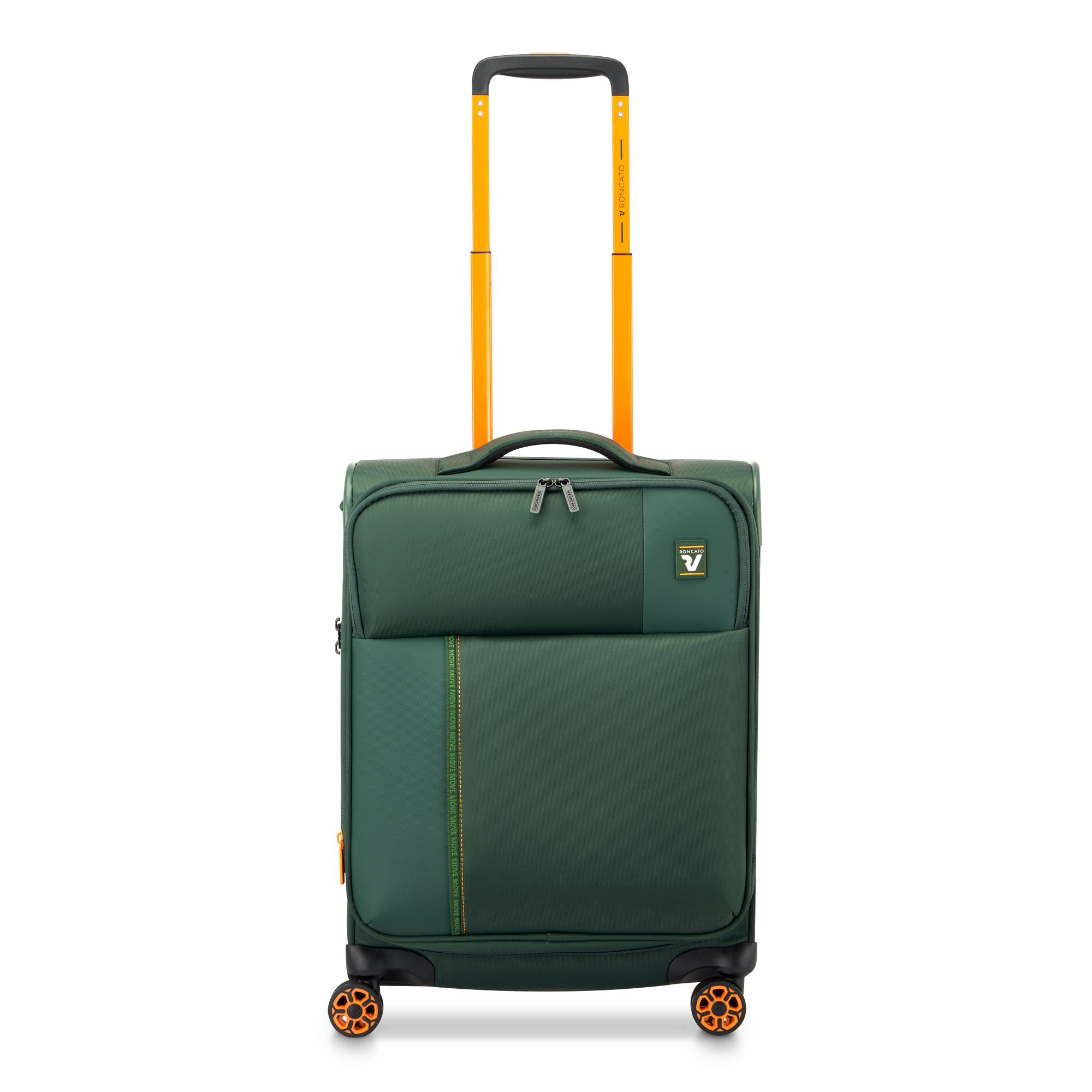 MOVE Trolley bagaglio a mano 55x40x20/23 cm Espandibile - Verde Mimetico