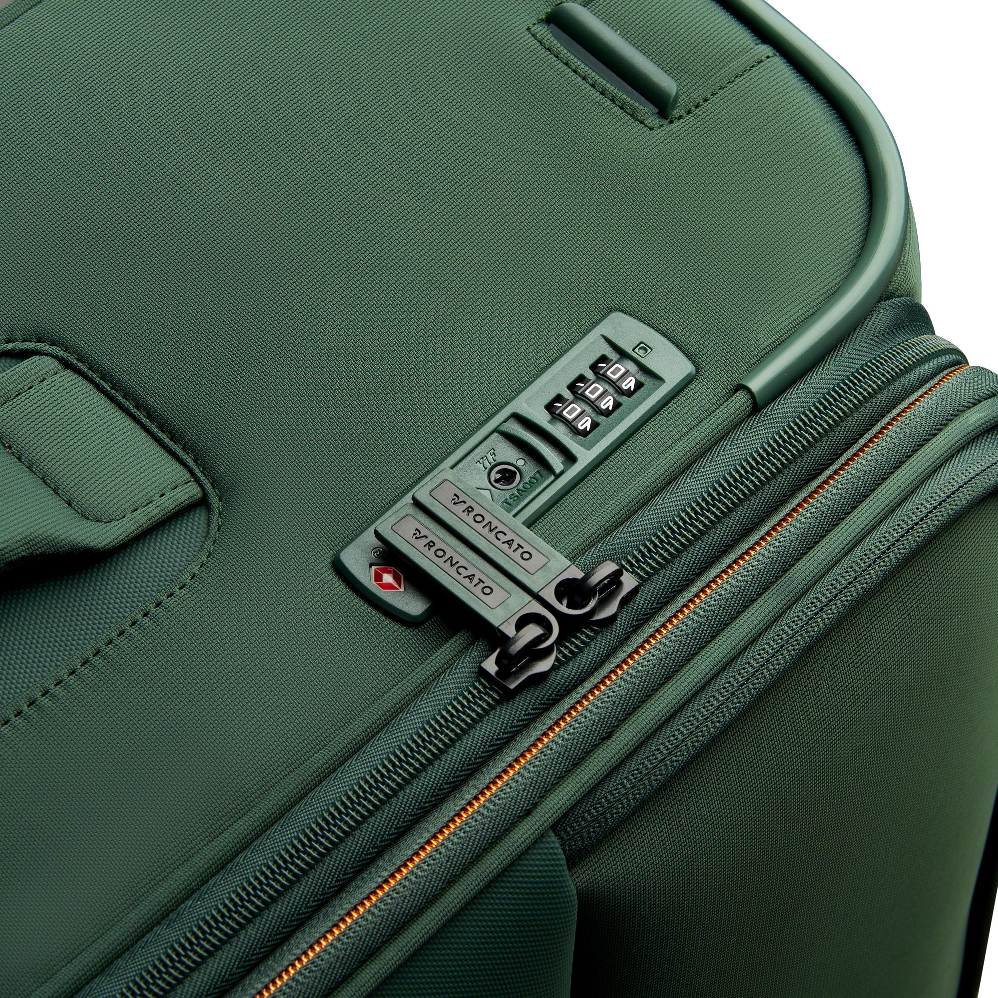 MOVE Trolley bagaglio a mano 55x40x20/23 cm Espandibile - Verde Mimetico