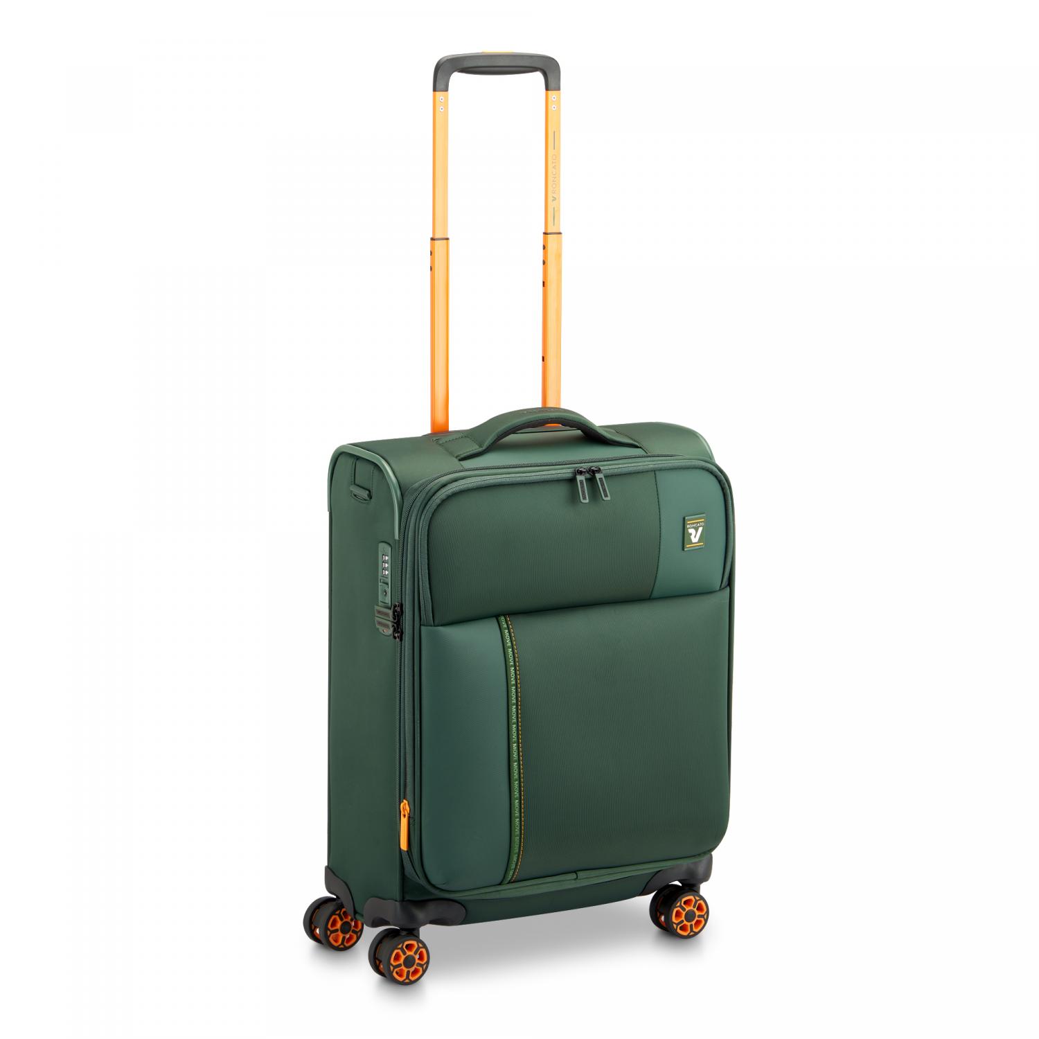 Roncato Move Trolley Bagaglio A Mano 55x40x20/23 Cm Espandibile - Verde Mimetico