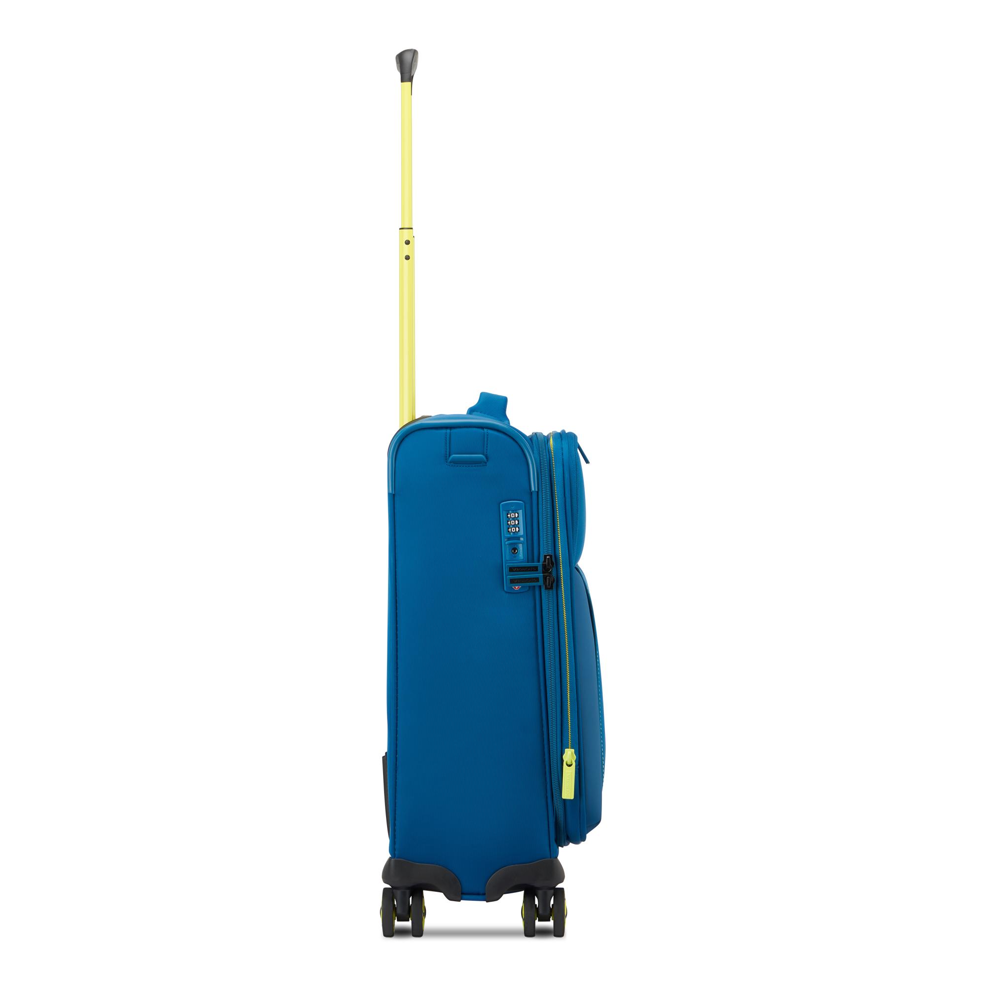 MOVE Trolley bagaglio a mano 55x40x20/23 cm Espandibile - Blu Laguna