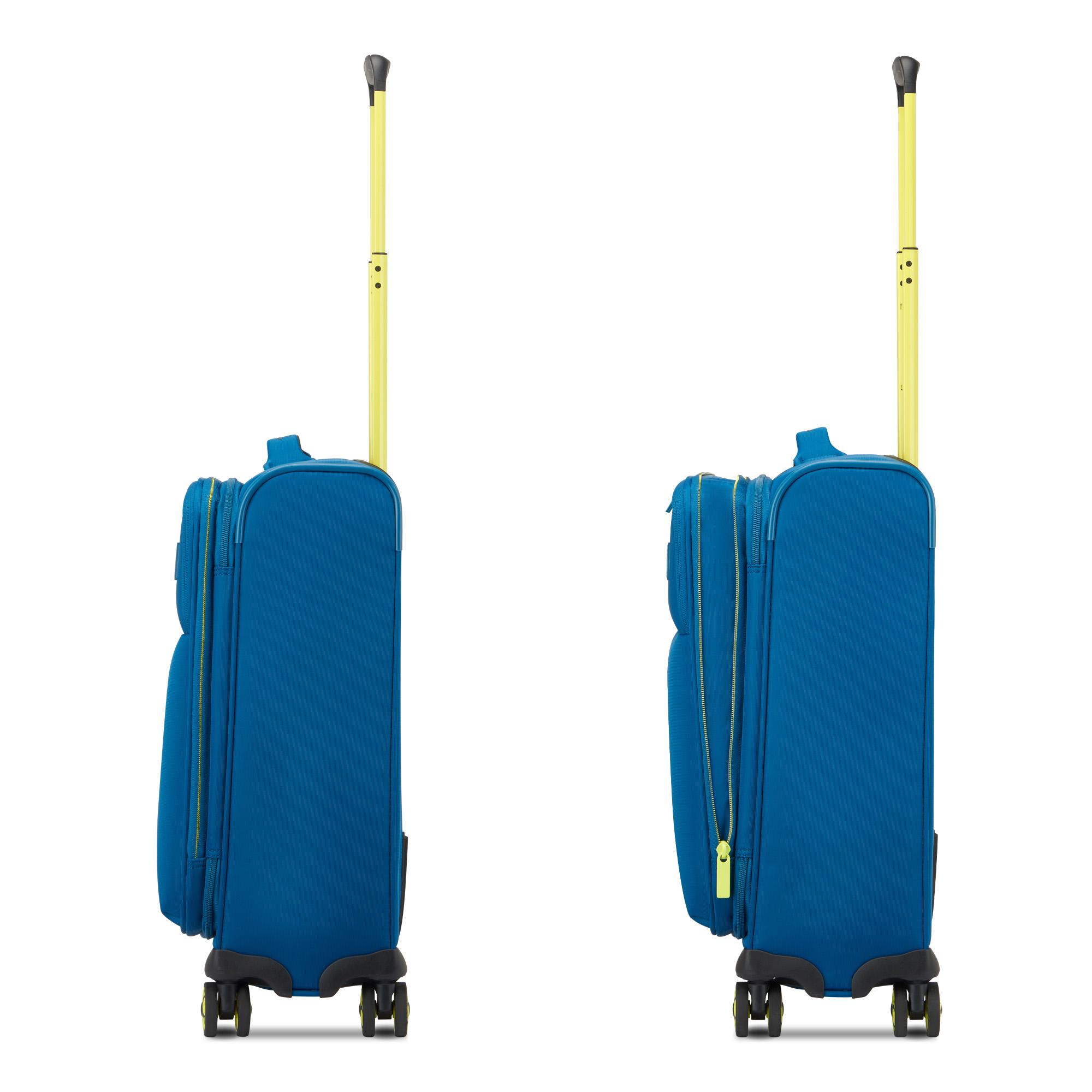 MOVE Trolley bagaglio a mano 55x40x20/23 cm Espandibile - Blu Laguna