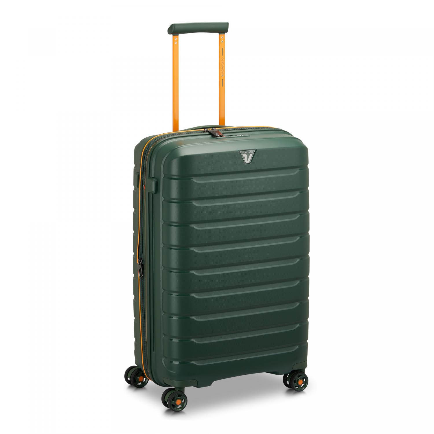 Roncato B-flying Move Trolley Medio 68 Cm Espandibile - Verde Mimetico