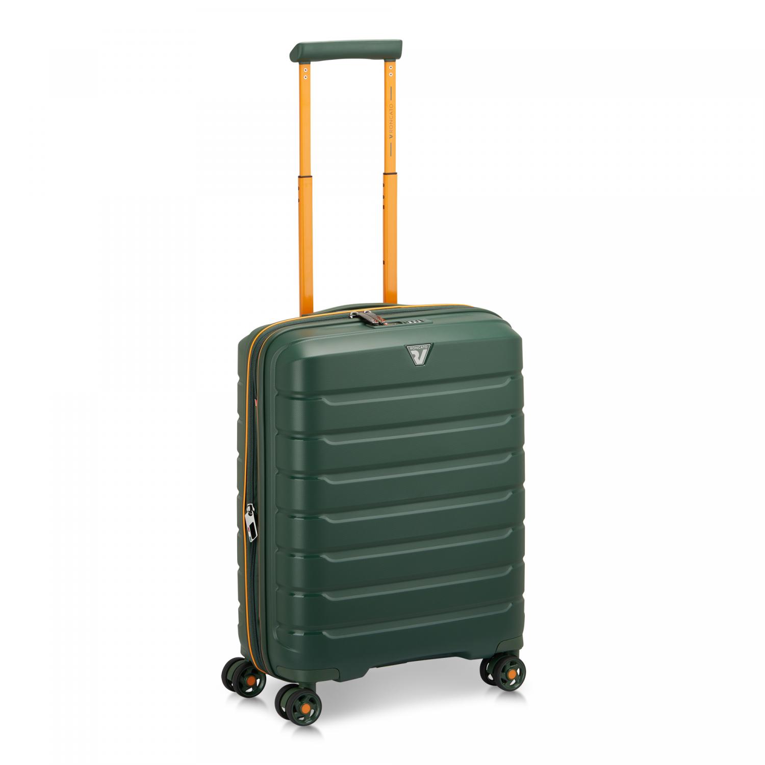 Roncato B-flying Move Trolley Bagaglio A Mano 55x40x20/25 Cm Espandibile - Verde Mimetico