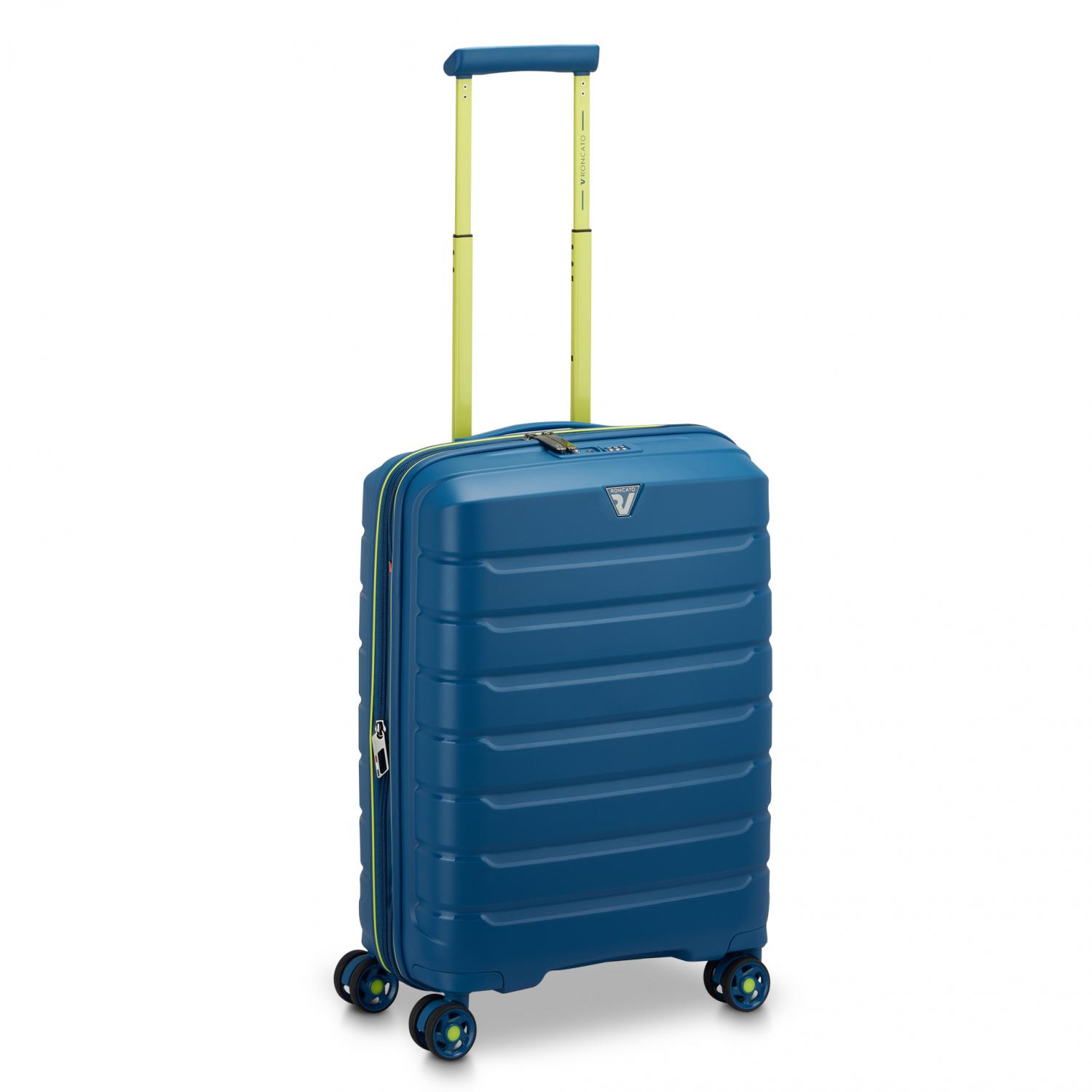 B-FLYING MOVE Trolley bagaglio a mano 55x40x20/25 cm Espandibile - Blu Laguna